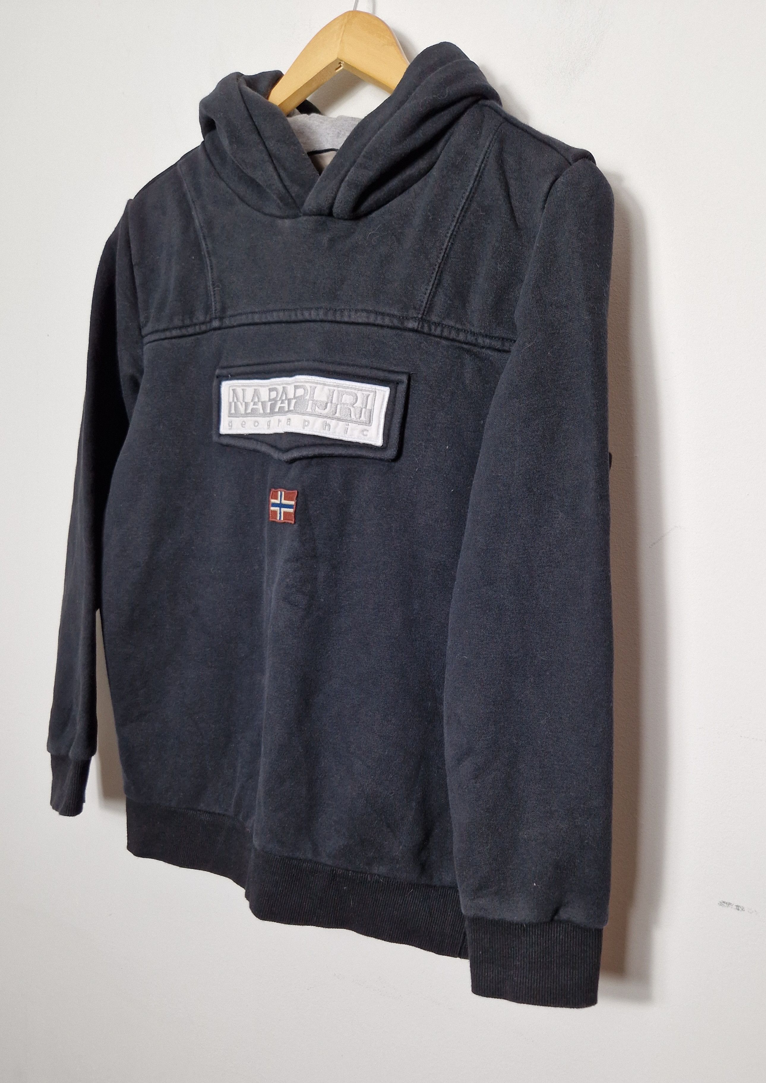 Napapijri × Vintage Napapijri cental logo sweatshirt y2k hoodie Size XS / US 0-2 / IT 36-38 - 2 Thumbnail