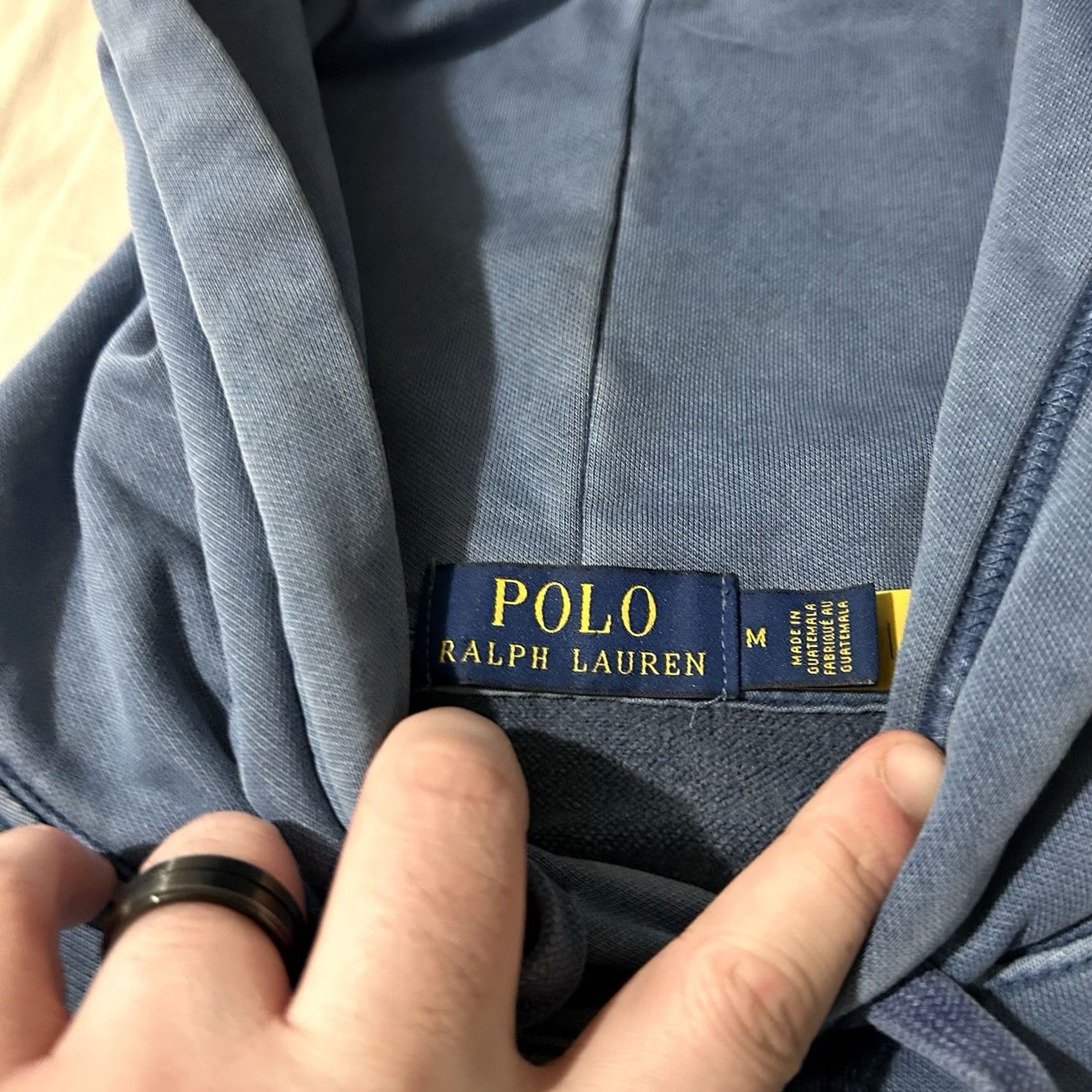 Polo Ralph Lauren Polo Ralph Lauren Hoodie Aloha Hawaiian Faded Blue Size M Men Pullover Medium Blue Shirt/Hoodie Size US M / EU 48-50 / 2 - 3 Thumbnail