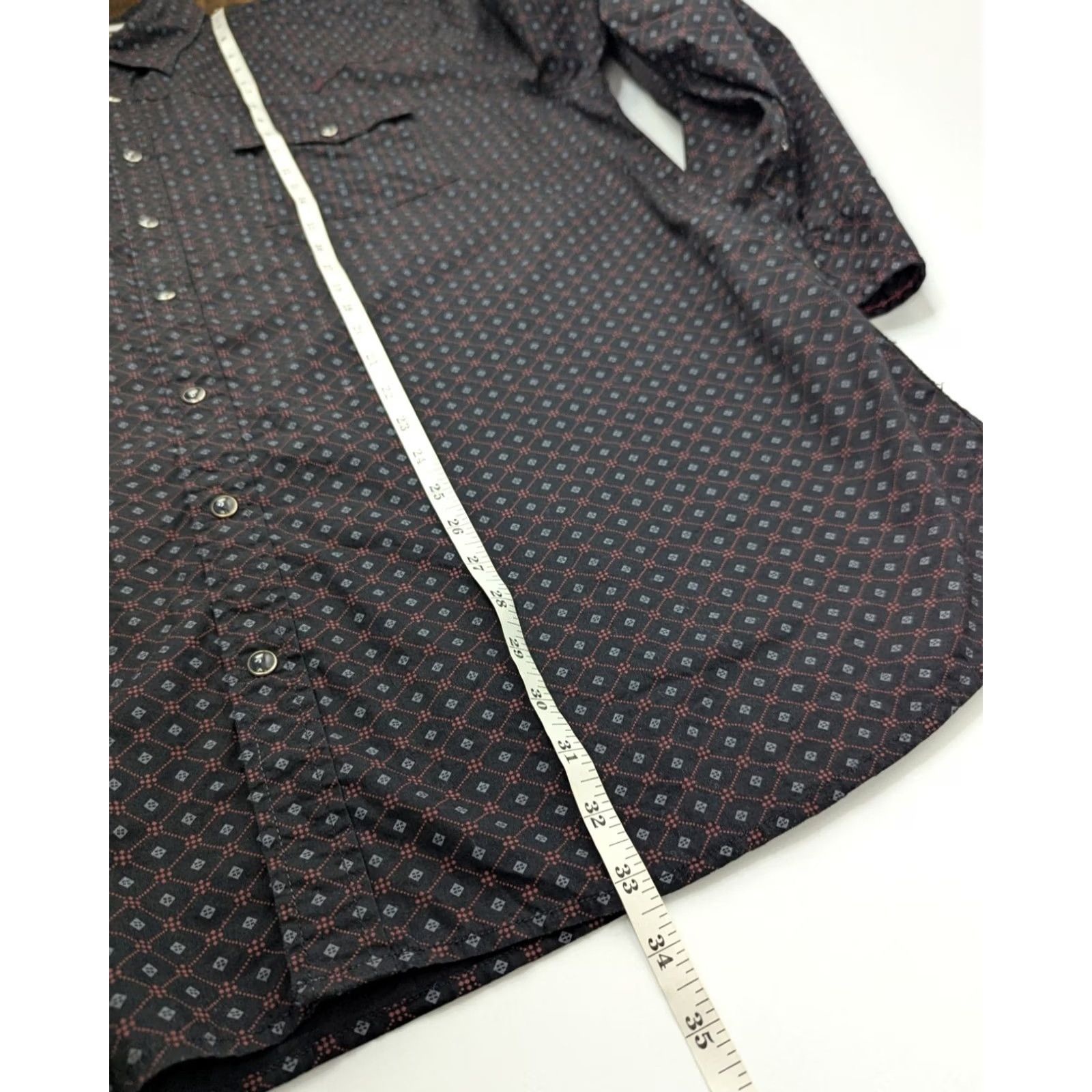 Cody James Cody James Mens Western Shirt 2XL Black Plaid Pearl Snap Regular Fit Button-Up Cowboy Shirt Mens Size US XXL / EU 58 / 5 - 5 Thumbnail