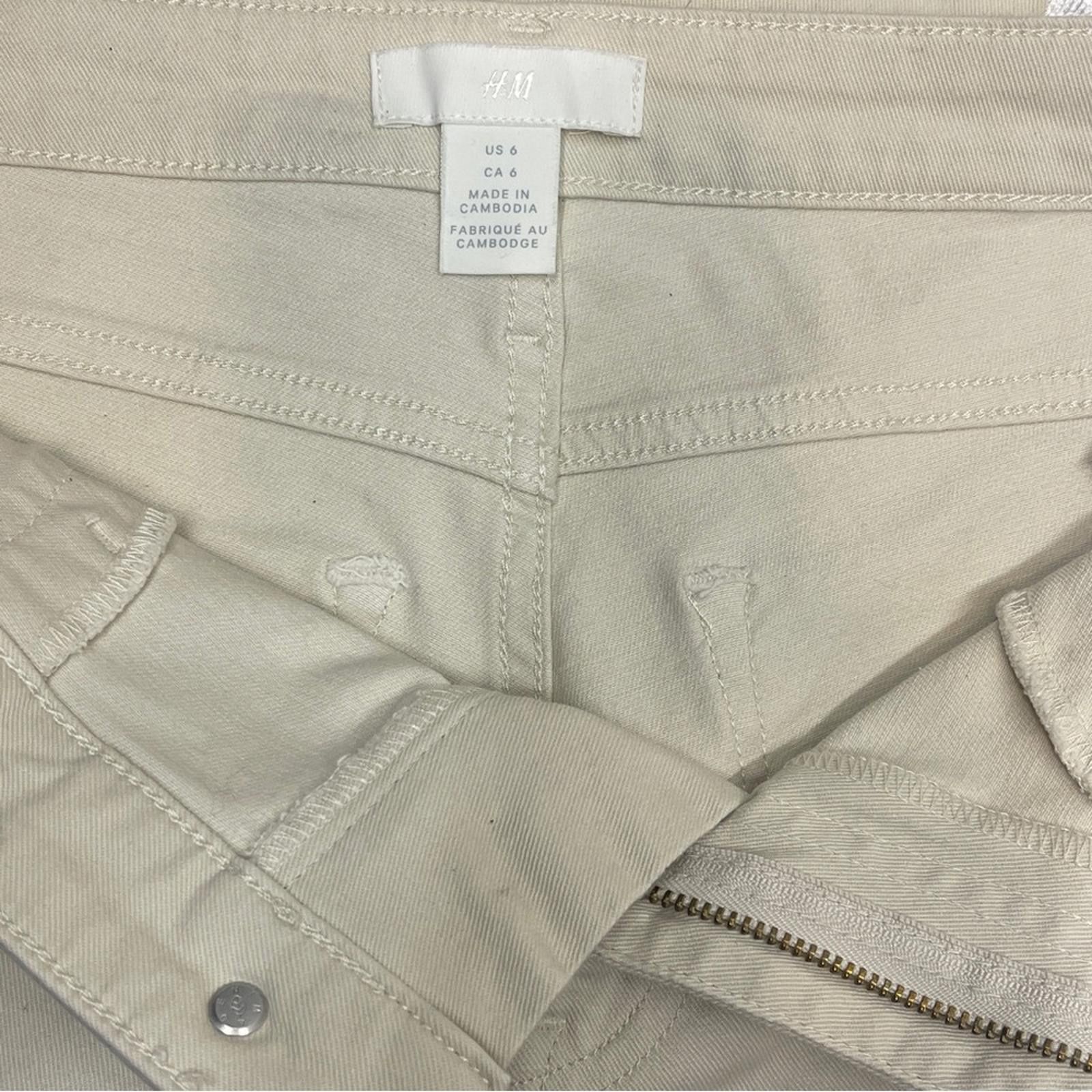 H&M H&M Tan Skinny Jeans in size 4 Size 27" / US 4 / IT 40 - 4 Thumbnail