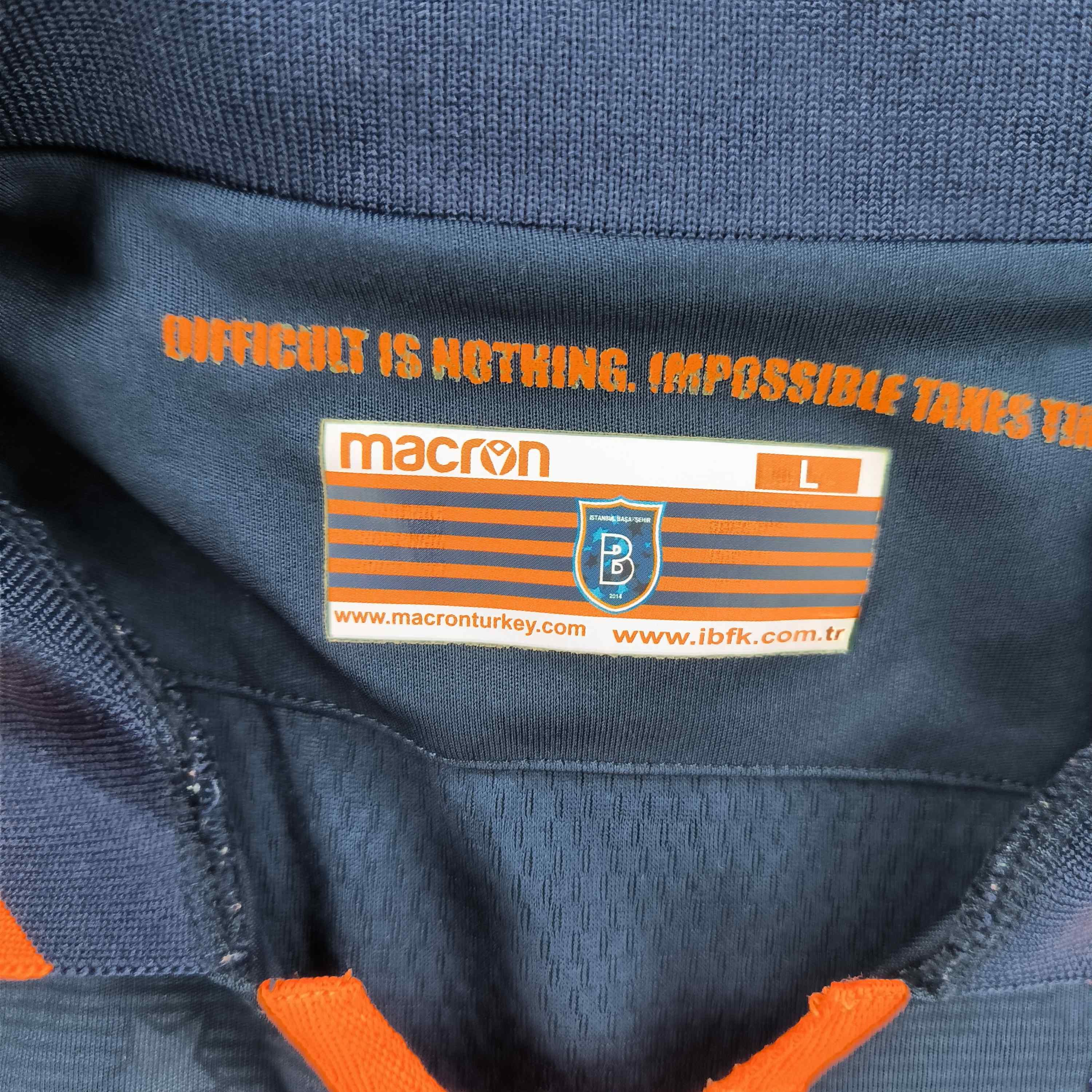 Macron İstanbul Basaksehir 19-20 Macron away football jersey size L Size US L / EU 52-54 / 3 - 5 Thumbnail