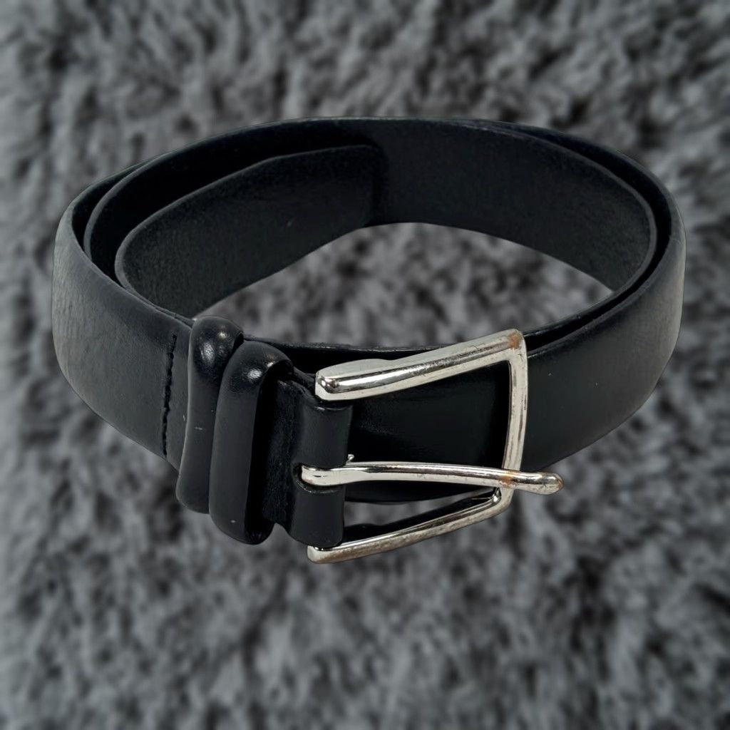 Polo Ralph Lauren Polo Ralph Lauren Belt Men Black Leather 38/95 Buckle Pony Embossed, Dress Belt, Adjustable, Brass Hardware Size US M / EU 48-50 / 2 - 1 Thumbnail