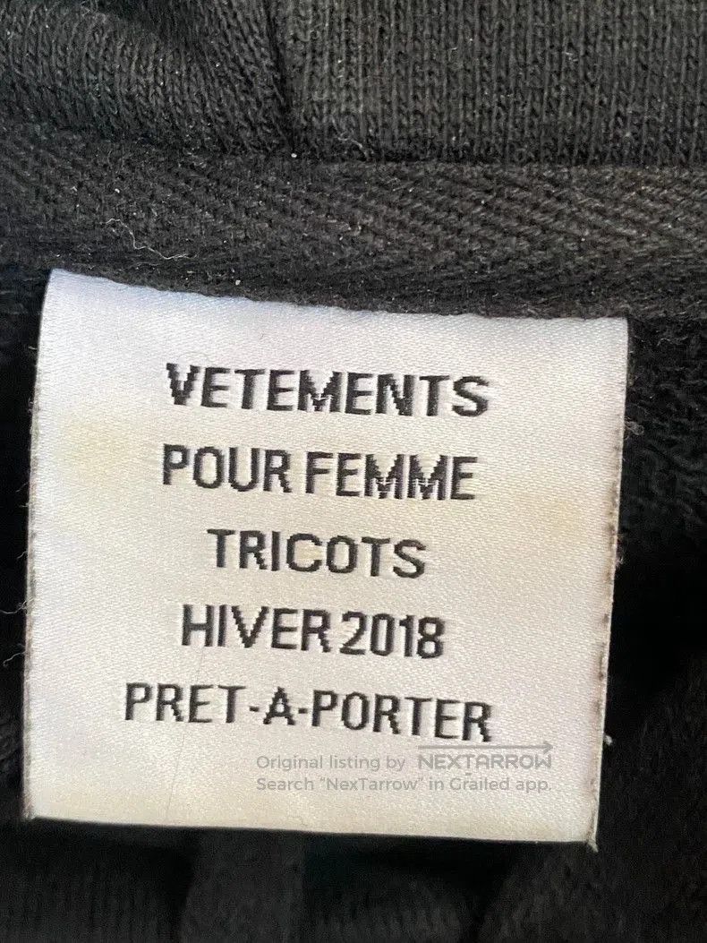 Vetements Vetements French Flag Embroidered Hoodie. Size US S / EU 44-46 / 1 - 6 Thumbnail