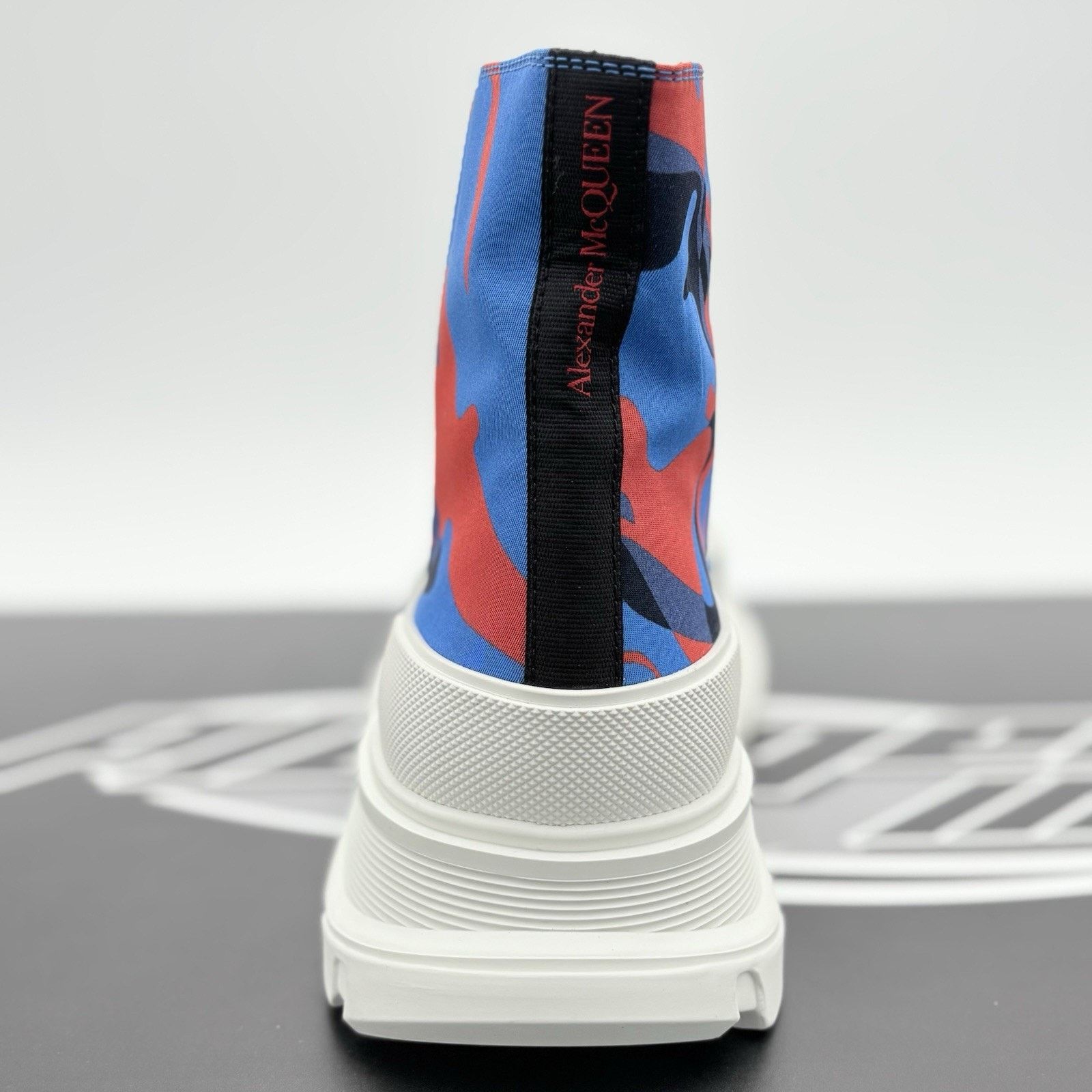 Alexander McQueen Alexander McQueen Tread Slick Boot ' Blue Red Camo ' | NEW! Size US 9 / EU 42 - 9 Thumbnail
