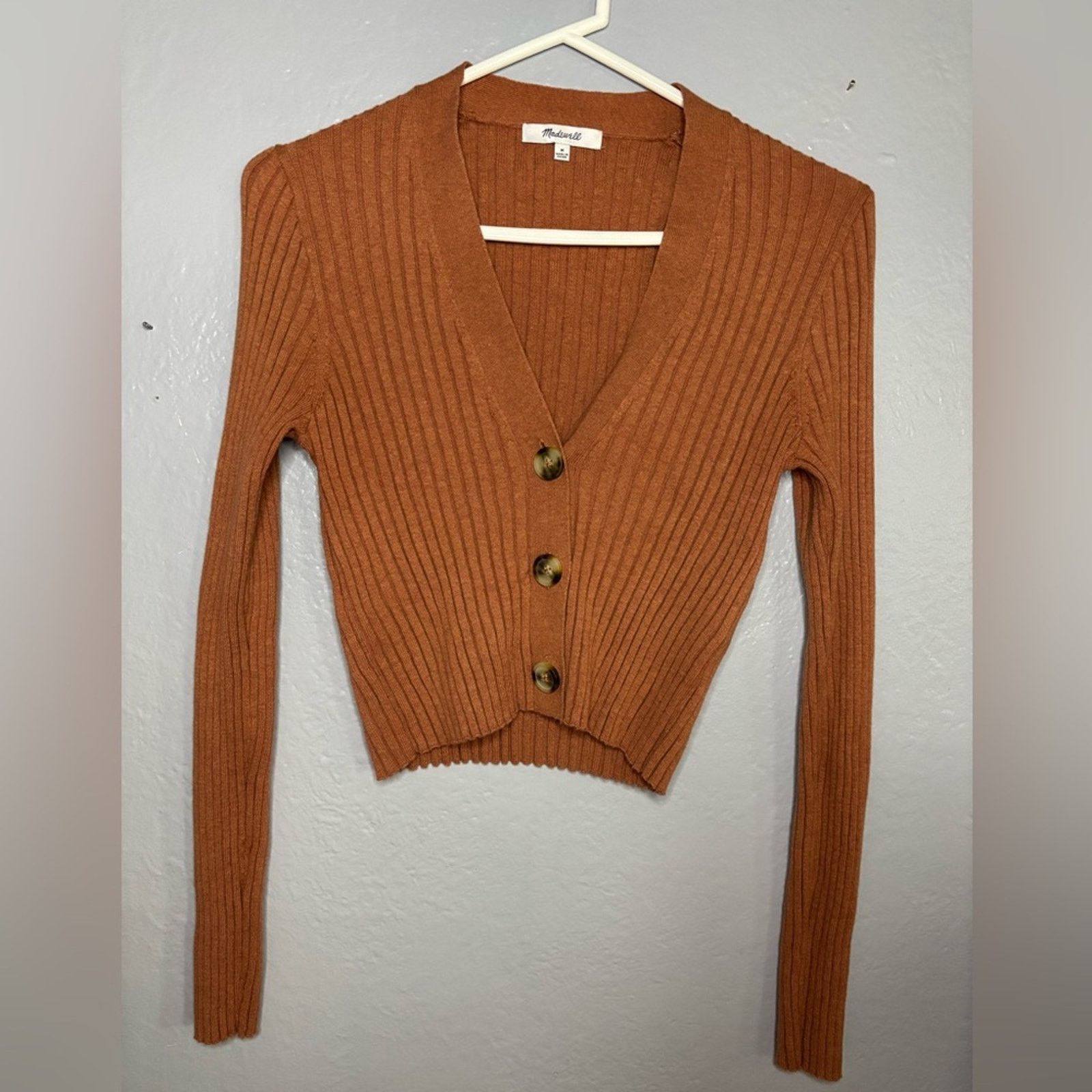 Madewell Madewell Cropped Cardigan Size M / US 6-8 / IT 42-44 - 1 Thumbnail