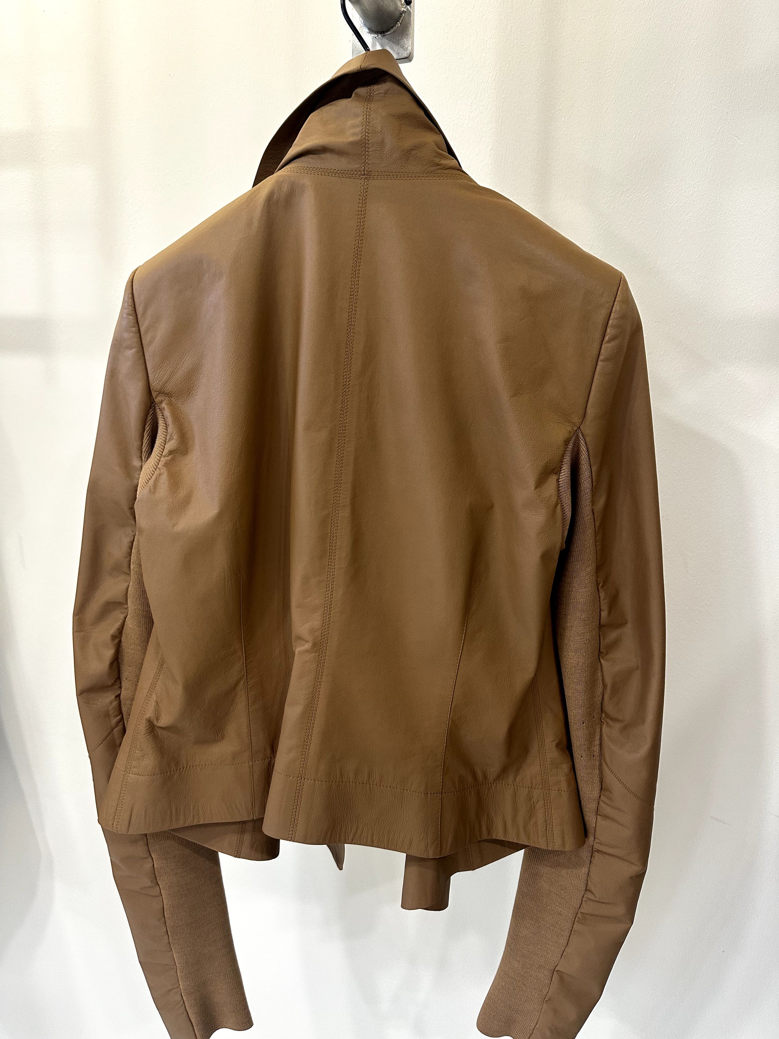 Rick Owens Rick Owens Asymmetric Leather Biker Jacket Size M / US 6-8 / IT 42-44 - 3 Thumbnail