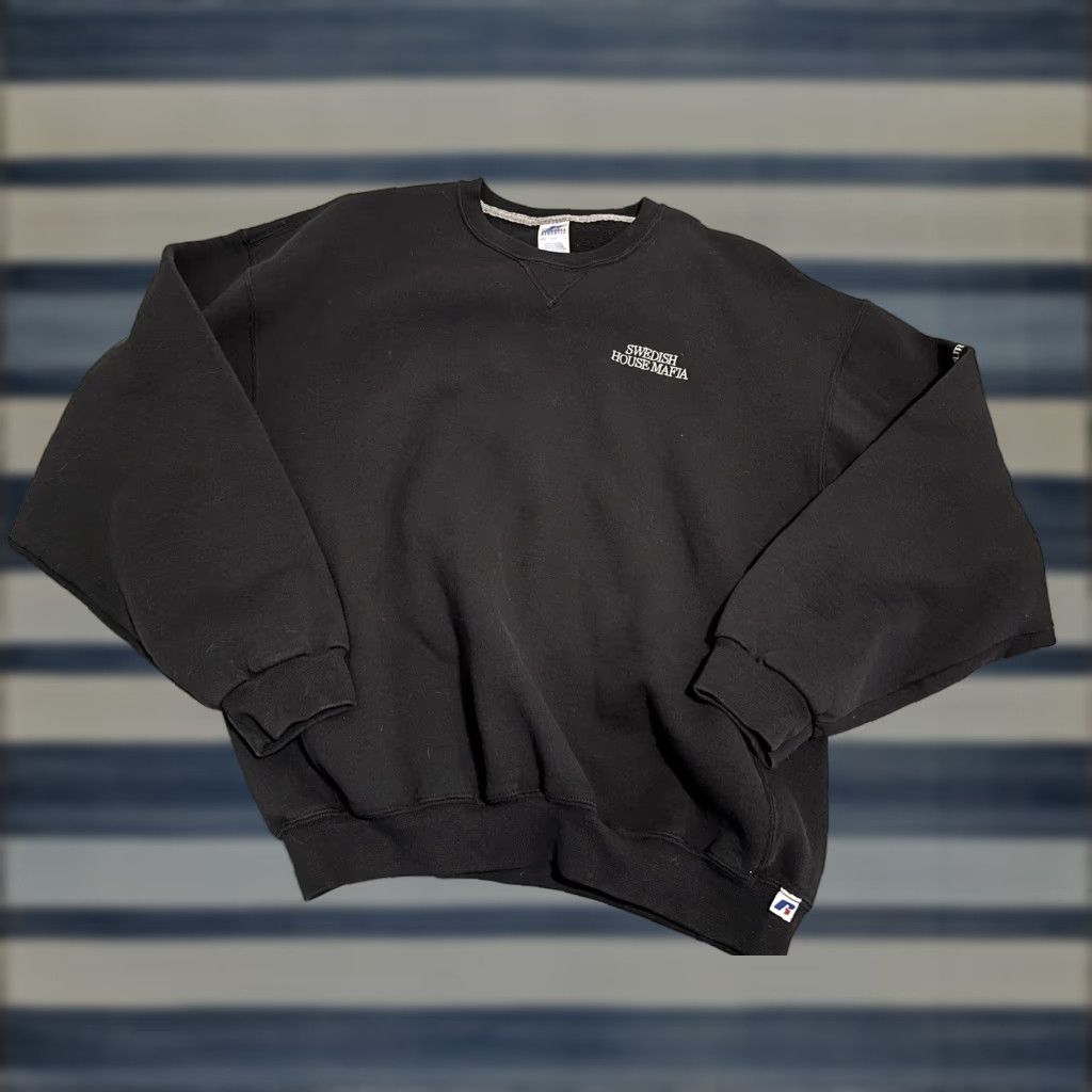 Russell Athletic VINTAGE? Swedish House Mafia Tour Issue Black Pullover Sweatshirt 2XL Mens Sweatshirt Size US XXL / EU 58 / 5 - 1 Thumbnail