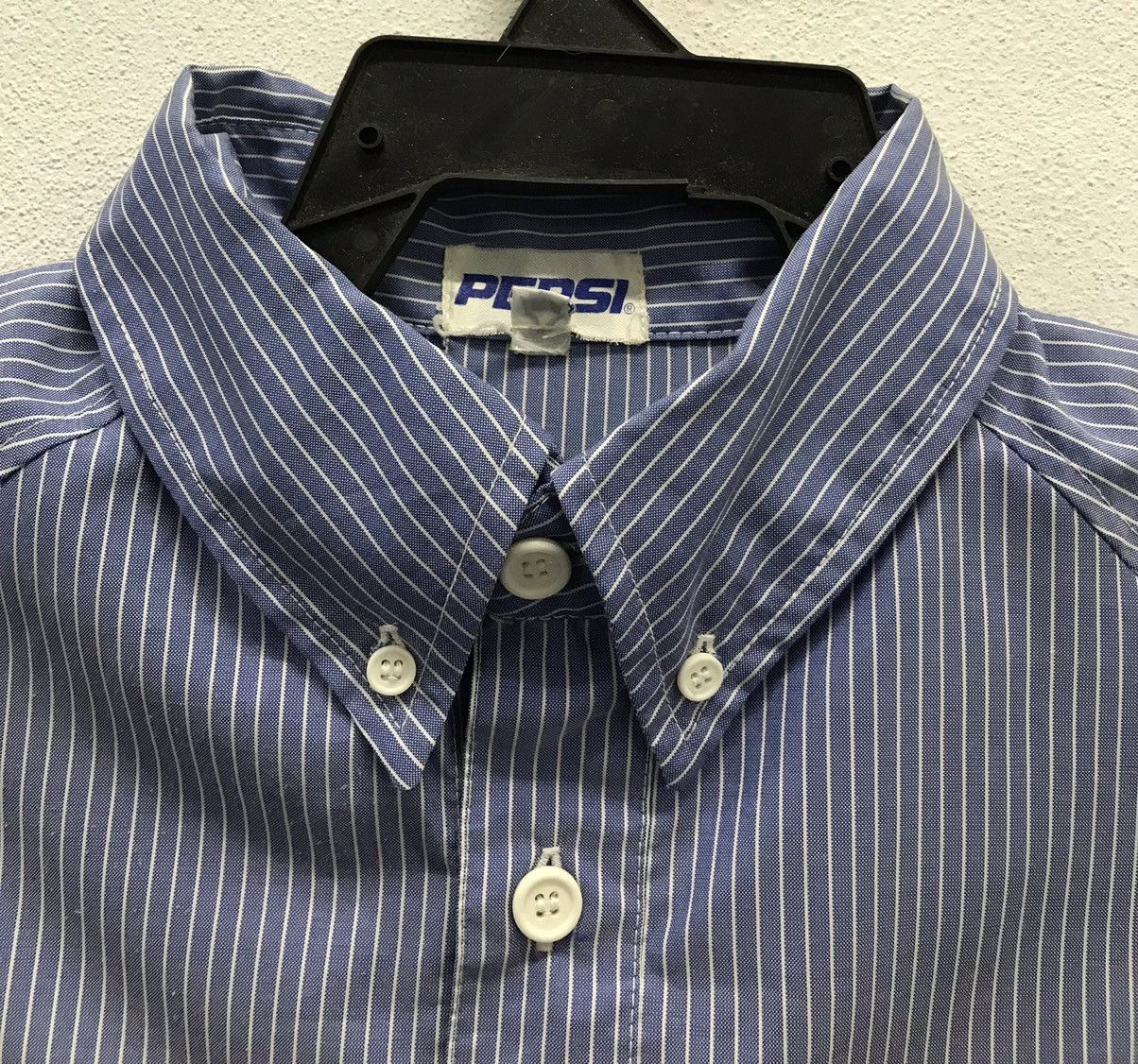 Pepsi × Vintage Vintage Pepsi Short Sleeve Shirt Button Up Size US XL / EU 56 / 4 - 3 Thumbnail