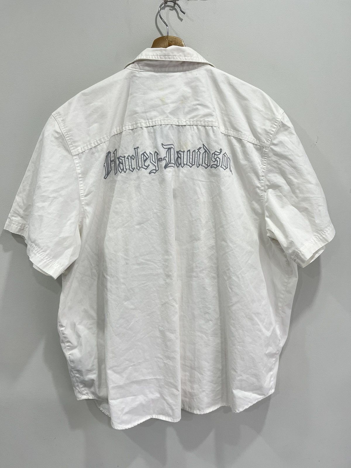 Harley Davidson Vintage Harley Davidson Button Up Shirt xxl Size US XXL / EU 58 / 5 - 2 Thumbnail