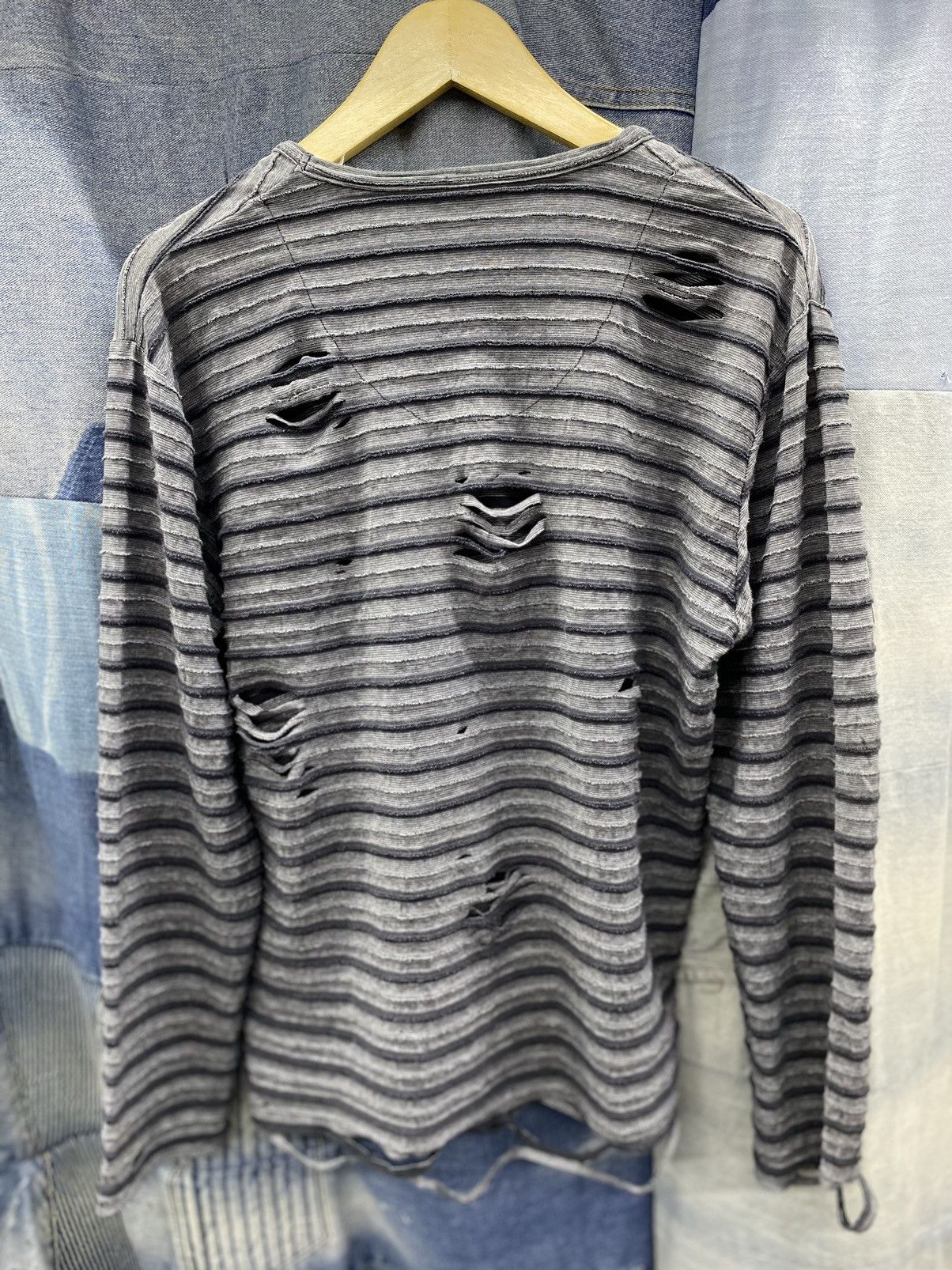 Beams Plus × Japanese Brand vintage beams heart distress longsleeve Size US M / EU 48-50 / 2 - 13 Thumbnail