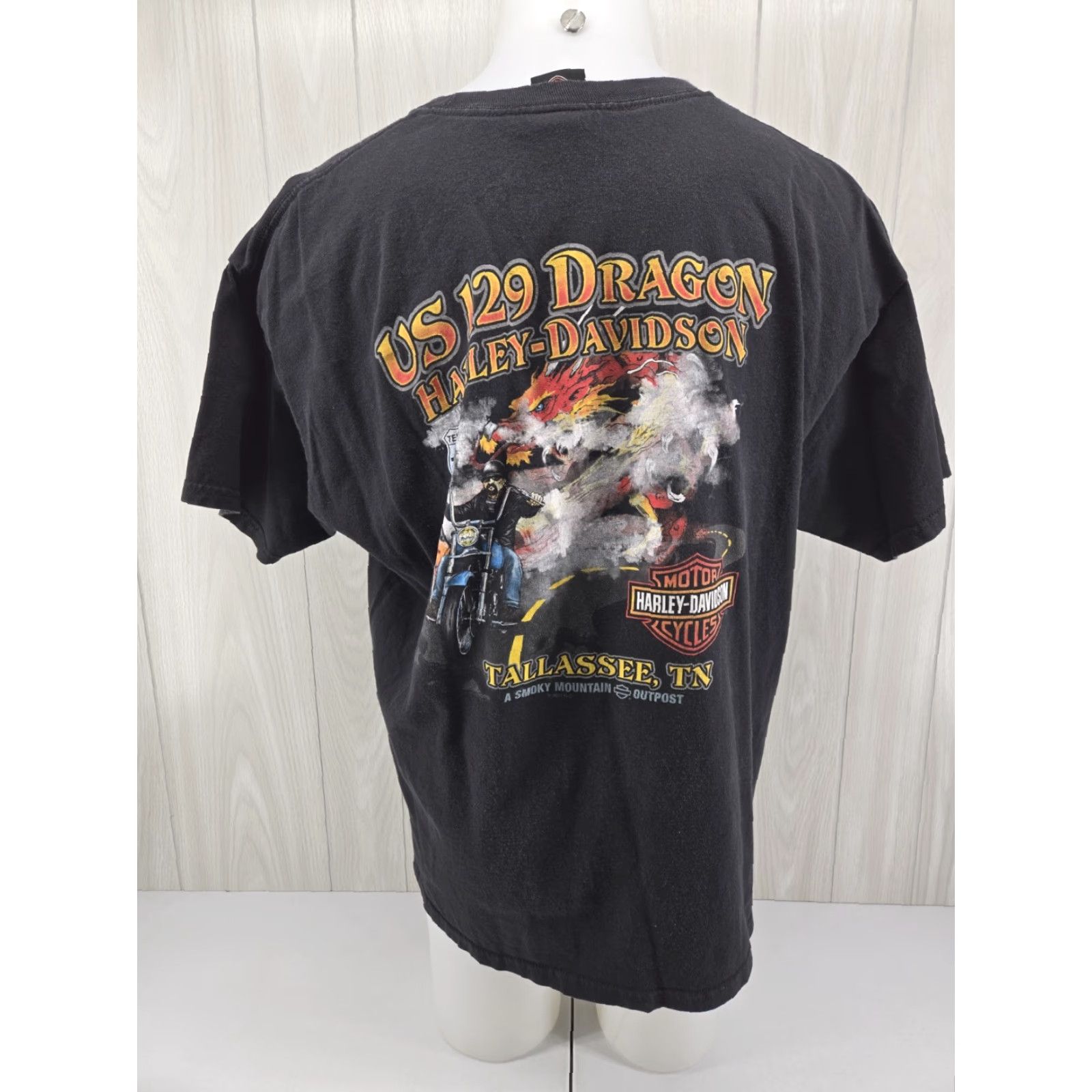 Harley Davidson Harley-Davidson Men's 2XL Pocket Tshirt Black Short Sleeve Graphic Print Size US XXL / EU 58 / 5 - 2 Thumbnail