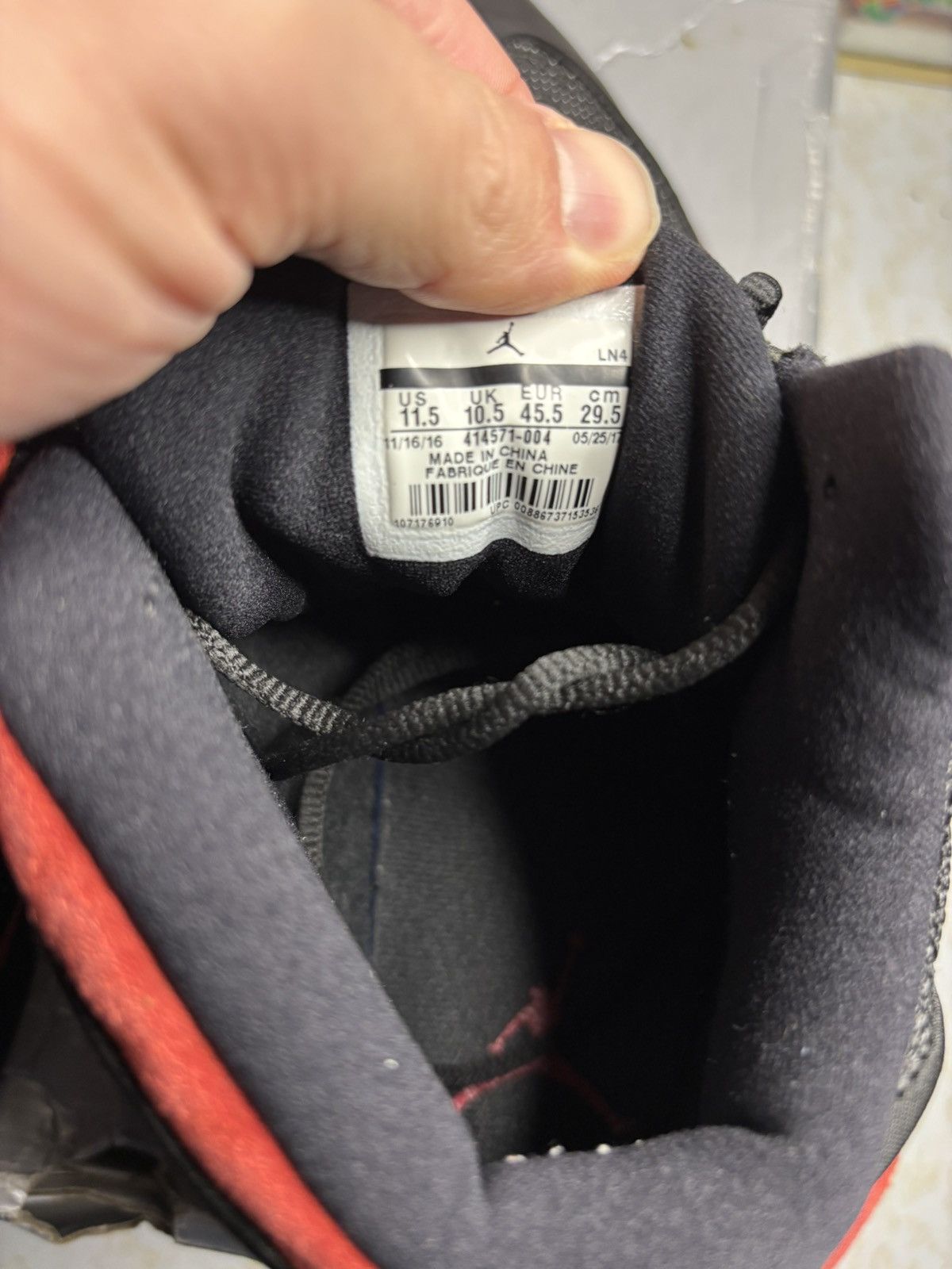 Jordan Brand Air Jordan 13 Retro 2017 Bred 2017 Size US 11.5 / EU 44-45 - 6 Thumbnail