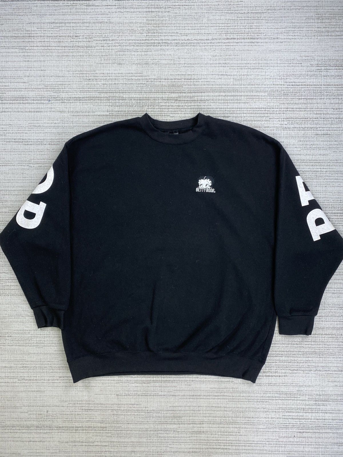 Cartoon Network × Vintage Vintage Betty Boob Big Backhit Spellout Crewneck Sweatshirt Size US L / EU 52-54 / 3 - 7 Thumbnail