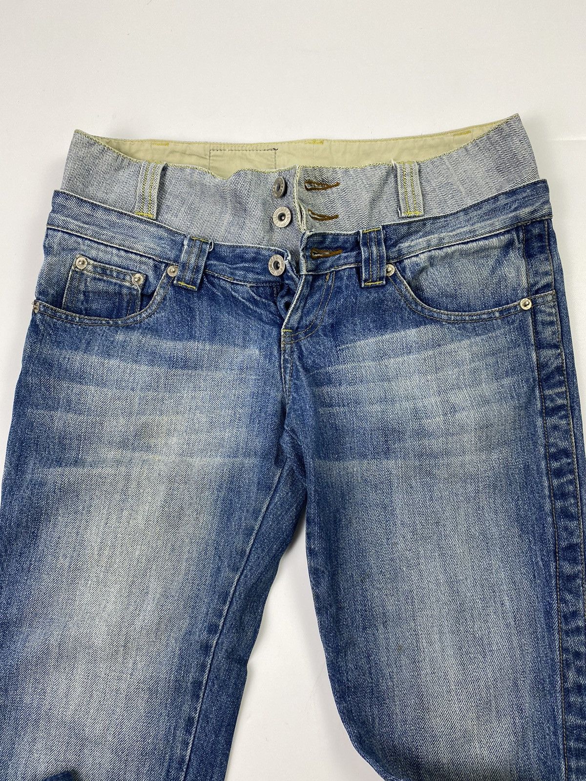 Diesel × If Six Was Nine × Japanese Brand Diesel double waist jeans pant 28x39 Size US 31 - 3 Thumbnail