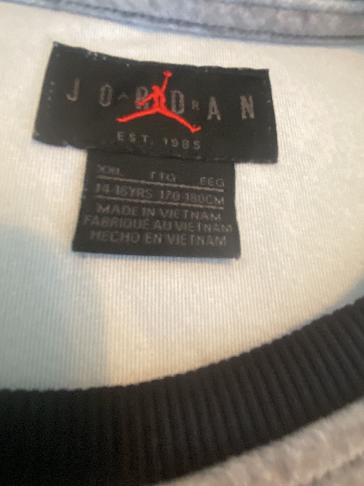 Jordan Brand Vintage Air Jordan Crop Top Size 3XL / US 20-22 - 4 Thumbnail