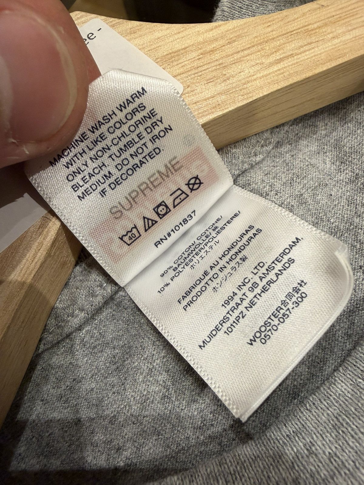 Supreme Supreme Carti Tee - Grey Size US M / EU 48-50 / 2 - 4 Thumbnail