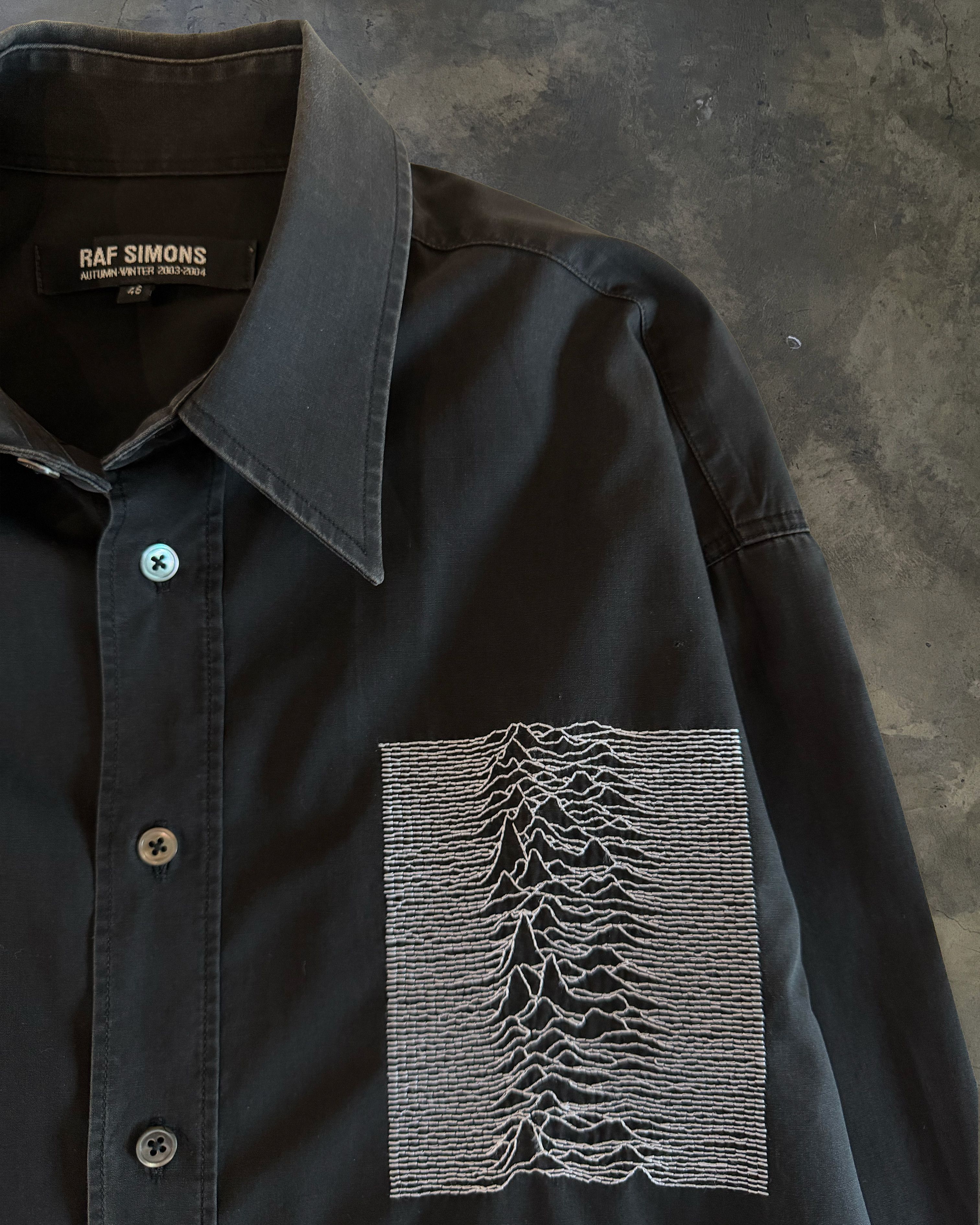Raf Simons RAF SIMONS AW2003 "CLOSER" JOY DIVISION BUTTON UP Size US S / EU 44-46 / 1 - 2 Thumbnail