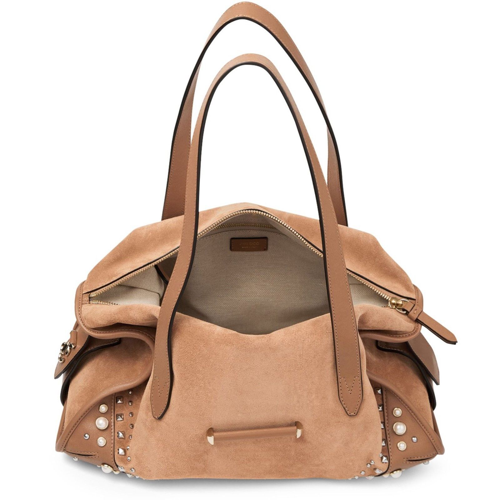 Jimmy Choo JIMMY CHOO Medium Bar TOFFEE/IVORY/SHINY GOLD Shoulder Bag N Size ONE SIZE - 4 Thumbnail