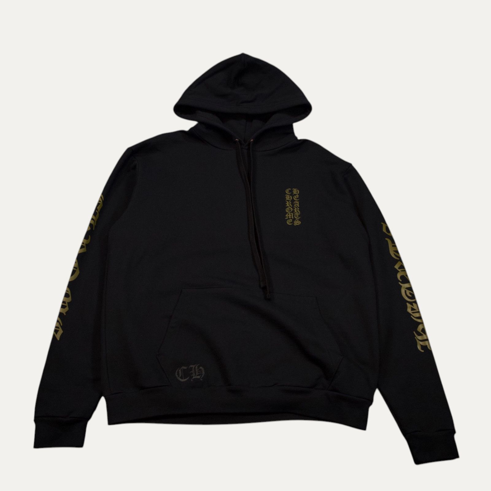 Chrome Hearts Chrome Hearts Vertical Logo Hoodie Olive Size US L / EU 52-54 / 3 - 1 Thumbnail