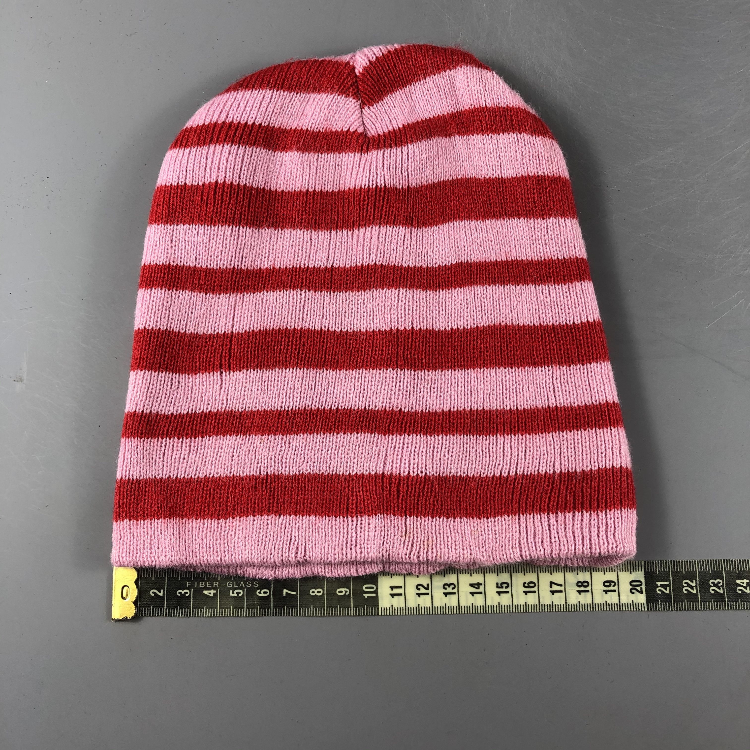 Japanese Brand × Vintage Unknown Stripe Minimalist Beanie Snow Hat Snow Cap -D185 Size ONE SIZE - 4 Thumbnail