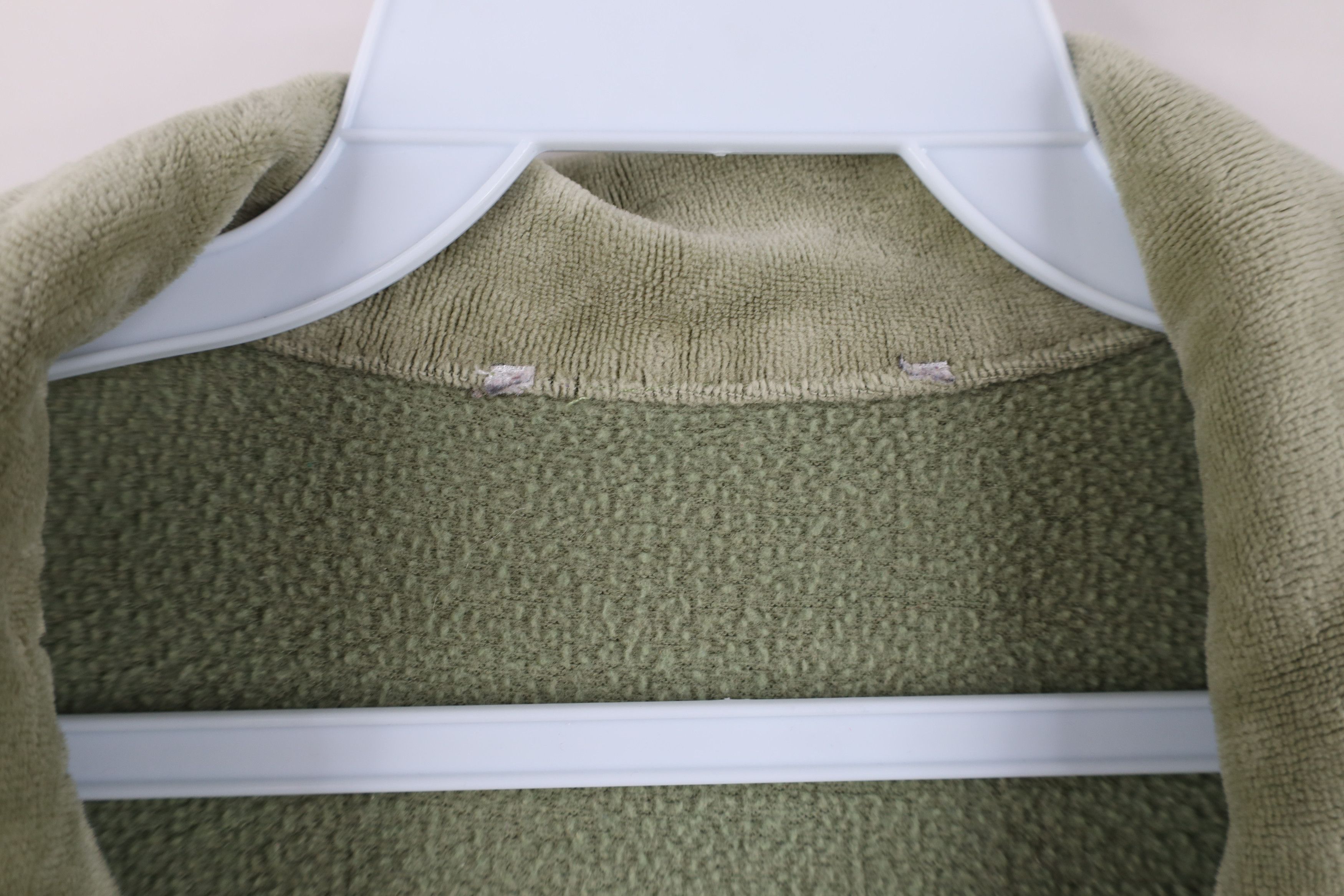 Vintage Vintage 90s Streetwear Collar Collared Sweatshirt Green Size XXL / US 16-18 / IT 52-54 - 7 Thumbnail