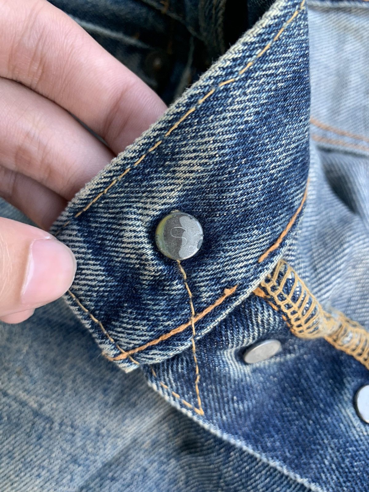 Sugar Cane Vintage Distressed Sugar Cane Redline Selvedge Denim Size US 30 / EU 46 - 17 Thumbnail