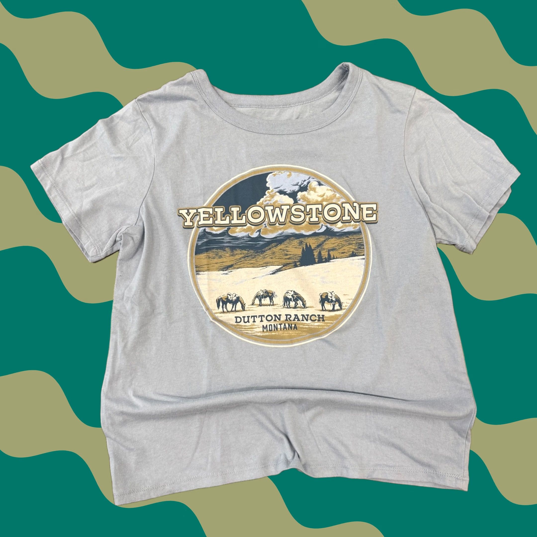 Vintage VINTAGE Yellowstone Dutton Ranch Montana Blue Nature Graphic Tee M Mens Black Size US M / EU 48-50 / 2 - 1 Thumbnail
