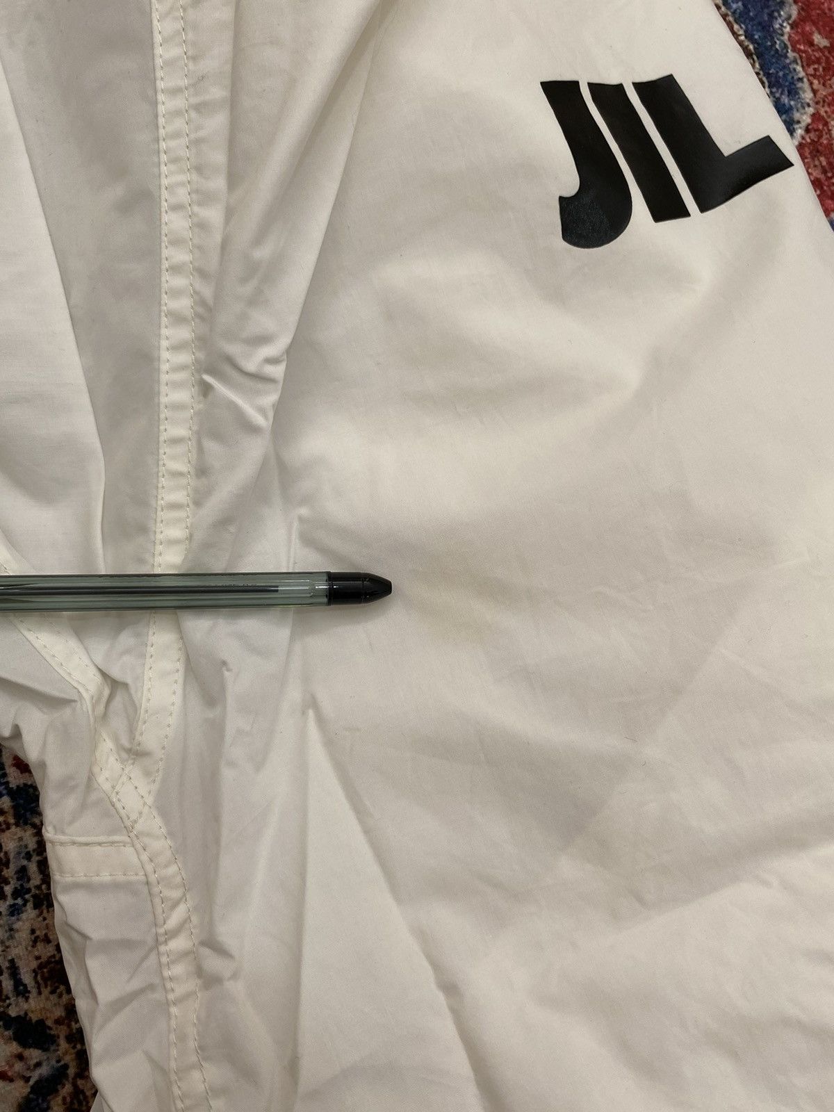 Jil Sander *DS* Jil Sander Logo Print Hooded Parka Raincoat SIZE 34 Size US M / EU 48-50 / 2 - 7 Thumbnail
