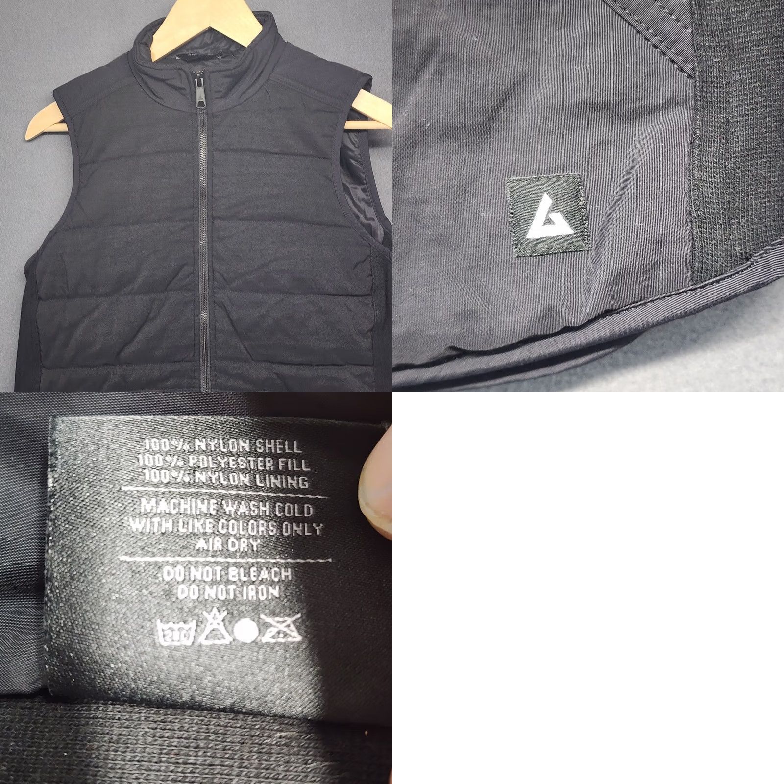 Vintage American Giant Womens Small Black Quilted Puffer Vest Full Zip Made USA Vest Zip Sleeveless Womens S Black Quilted Puffer Vest Size S / US 4 / IT 40 - 8 Thumbnail