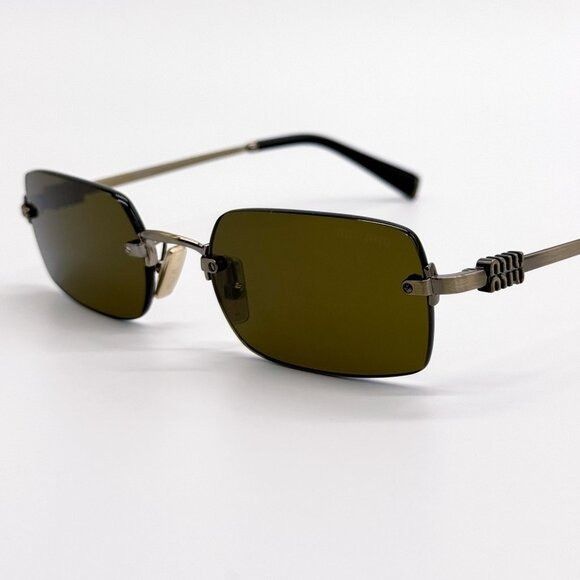 Miu Miu NEW MIU MIU SUNGLASSES MUB50S 26C09Z BROWN WOMEN MU B50S SMU Size ONE SIZE - 3 Thumbnail