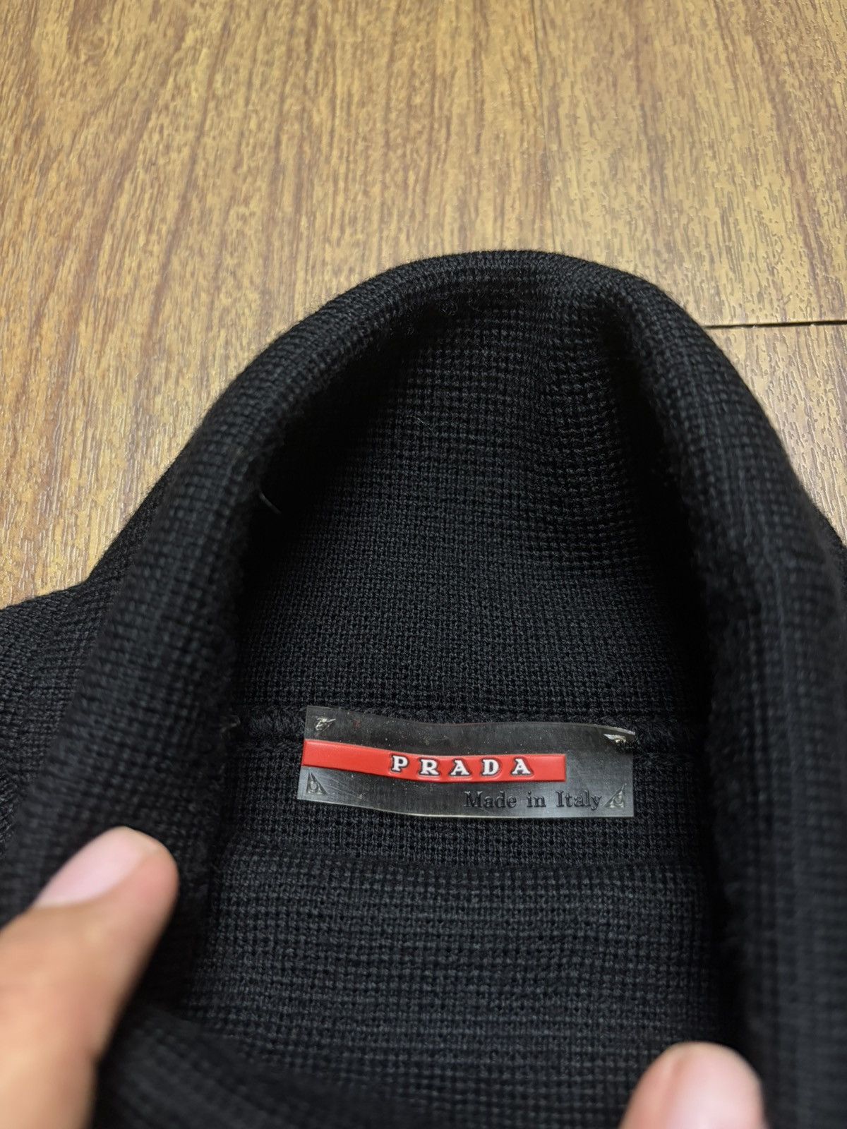 Prada FREE TAX! Prada Sport Nylon Patched Knit Military Turtleneck Size US S / EU 44-46 / 1 - 5 Thumbnail