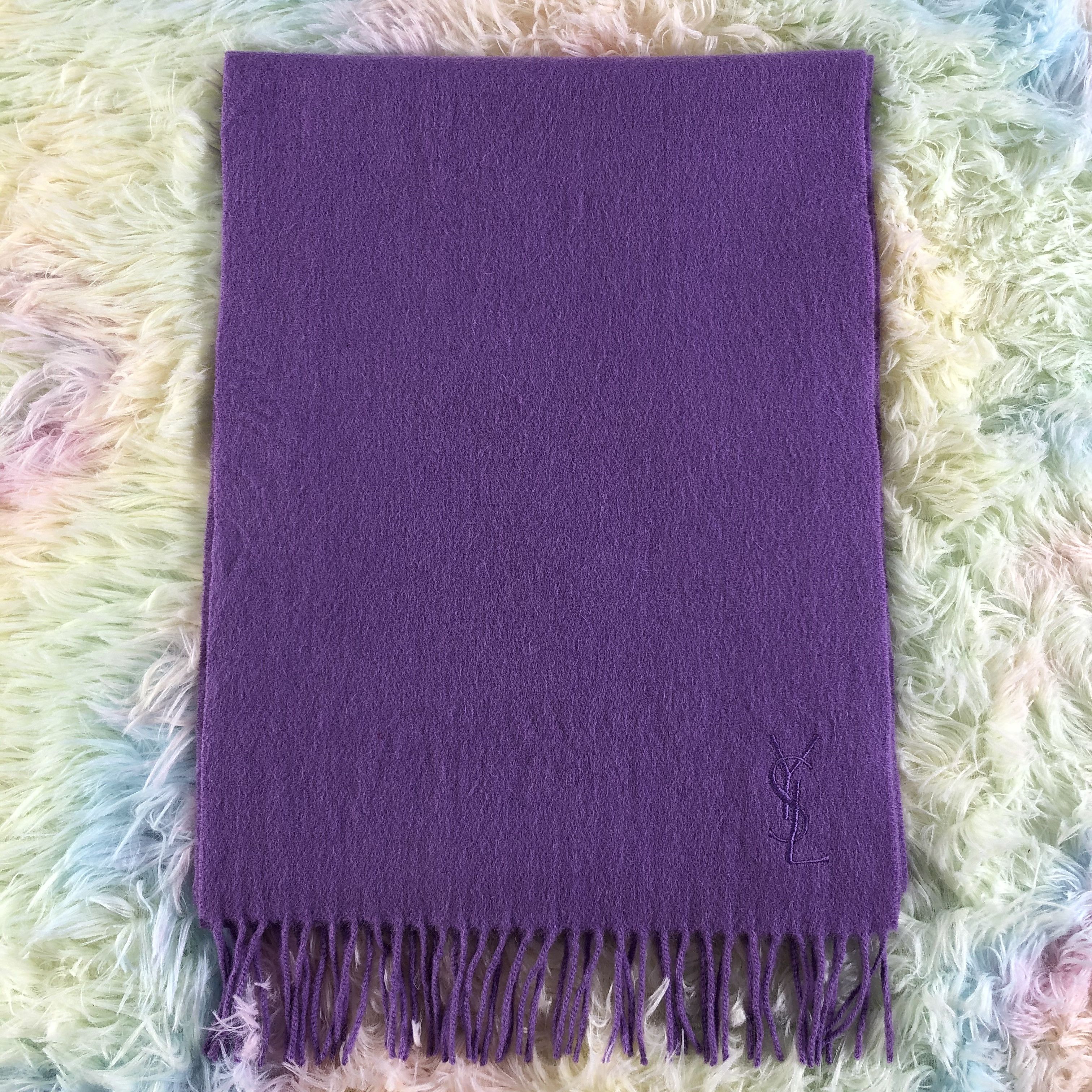 Vintage Yves Saint Laurent Scarf / Muffler / Neckwear - KM48 Size ONE SIZE - 2 Thumbnail