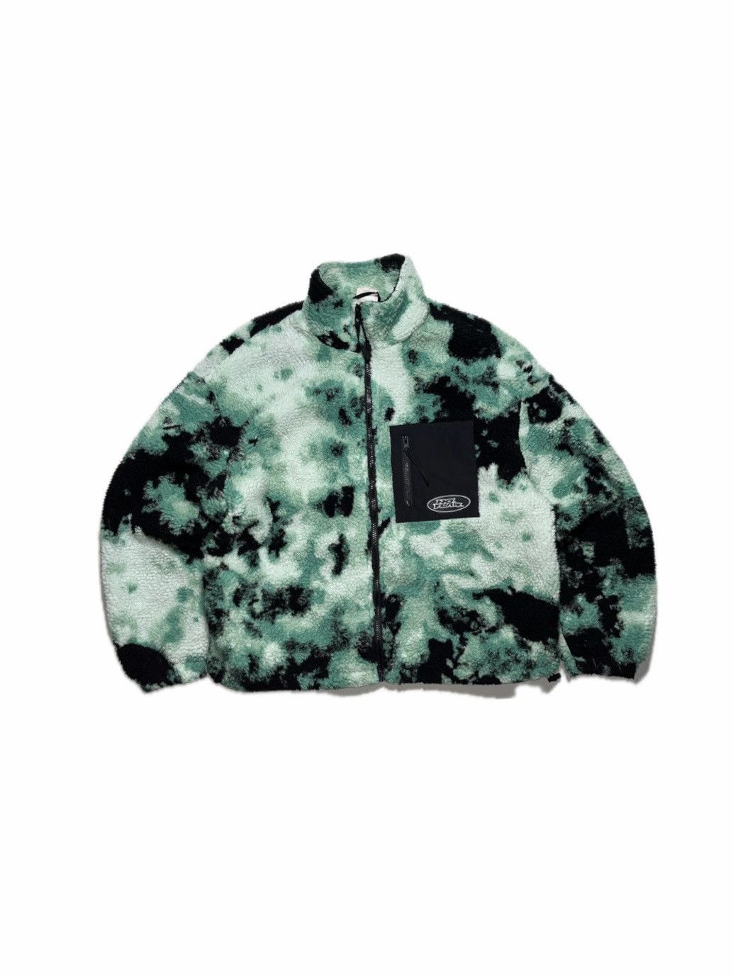 H&M x No Fear oversized zip fleece jacket M