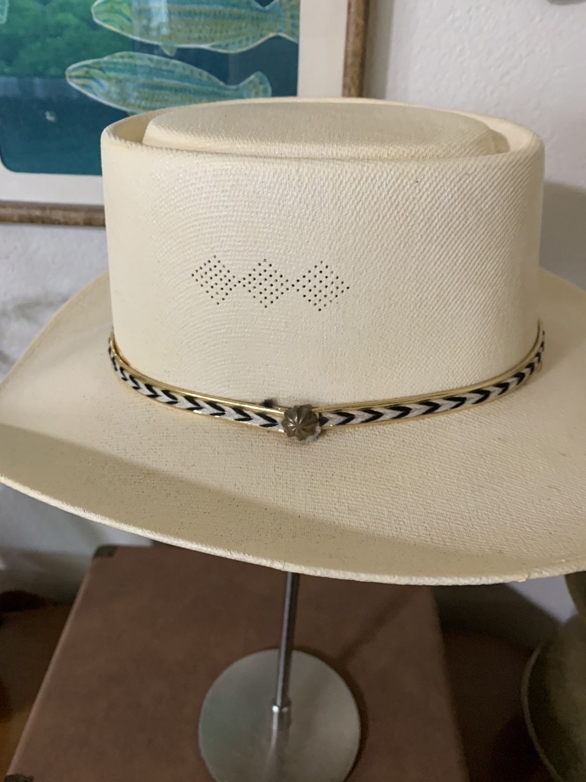 Cowboy Equipment × Summit Clothing Summit Hat Co. Cowboy hat Sz 7 1/8 57 Size ONE SIZE - 6 Thumbnail