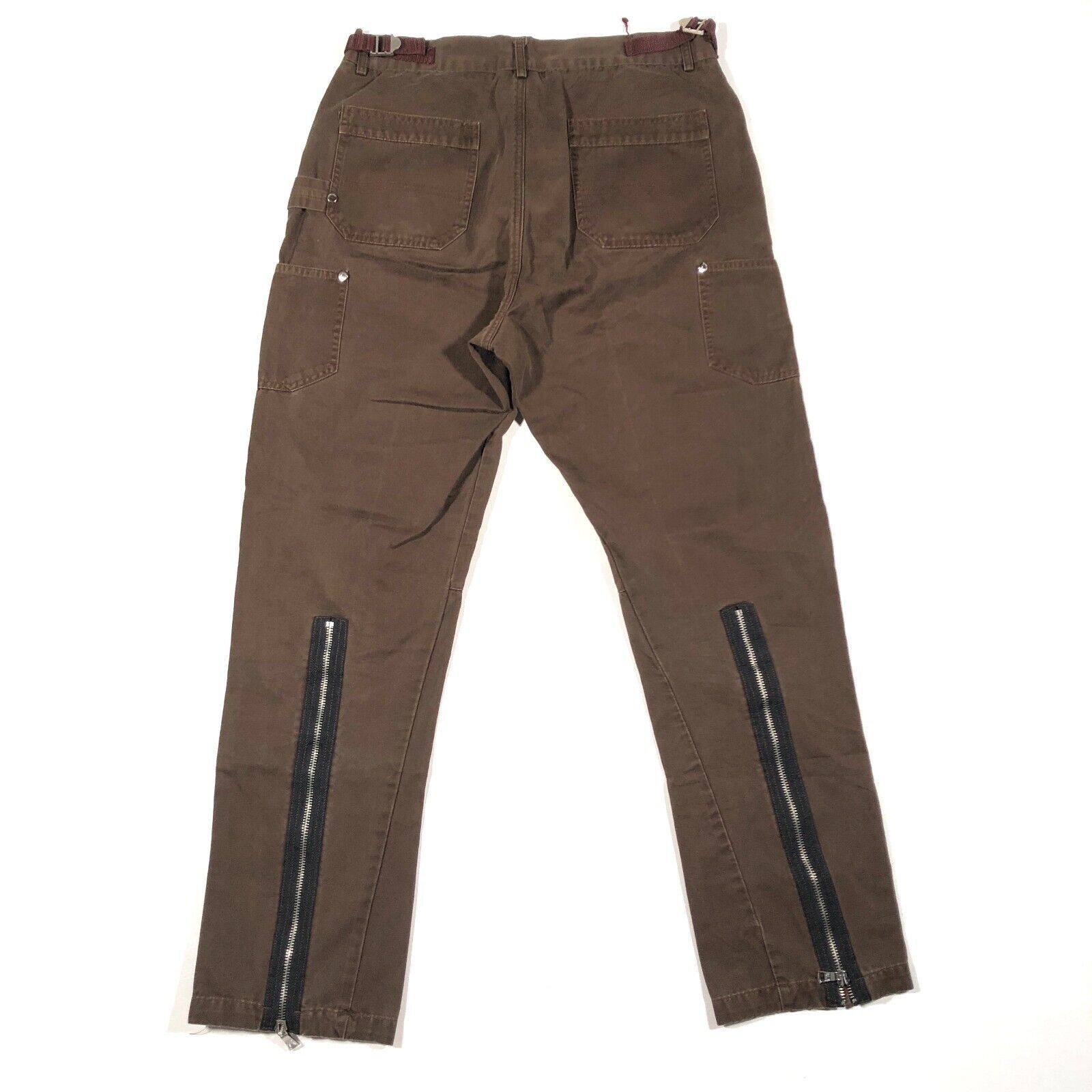 Carhartt BONELESS Rivet Double-layered Back Zipper Pants Large 30x29 Size US 30 / EU 46 - 6 Thumbnail