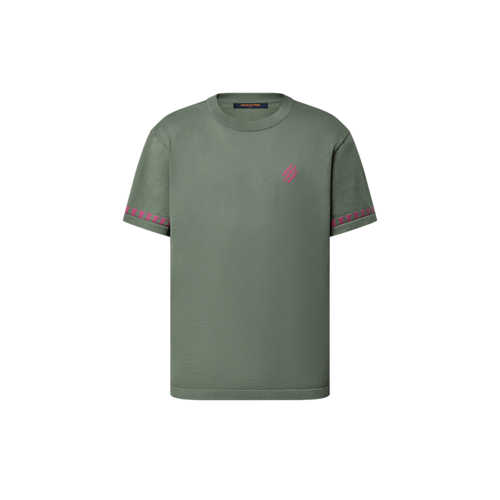 Louis Vuitton Short-Sleeved Signature Crewneck Size US M / EU 48-50 / 2 - 1 Thumbnail