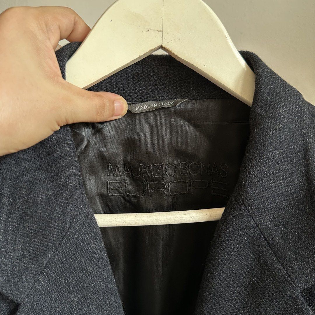 Other 1997/1998 Maurizio Bonas Wool Blazer Runway Jacket Size US L / EU 52-54 / 3 - 6 Thumbnail