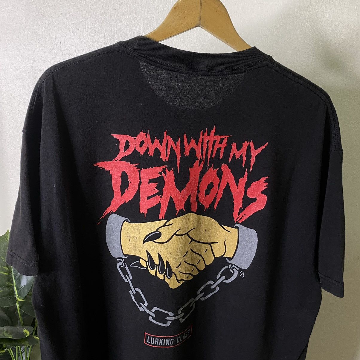 Japanese Brand × Lurking Class Lurking Class Down With My Demons Tee Size US XL / EU 56 / 4 - 2 Thumbnail