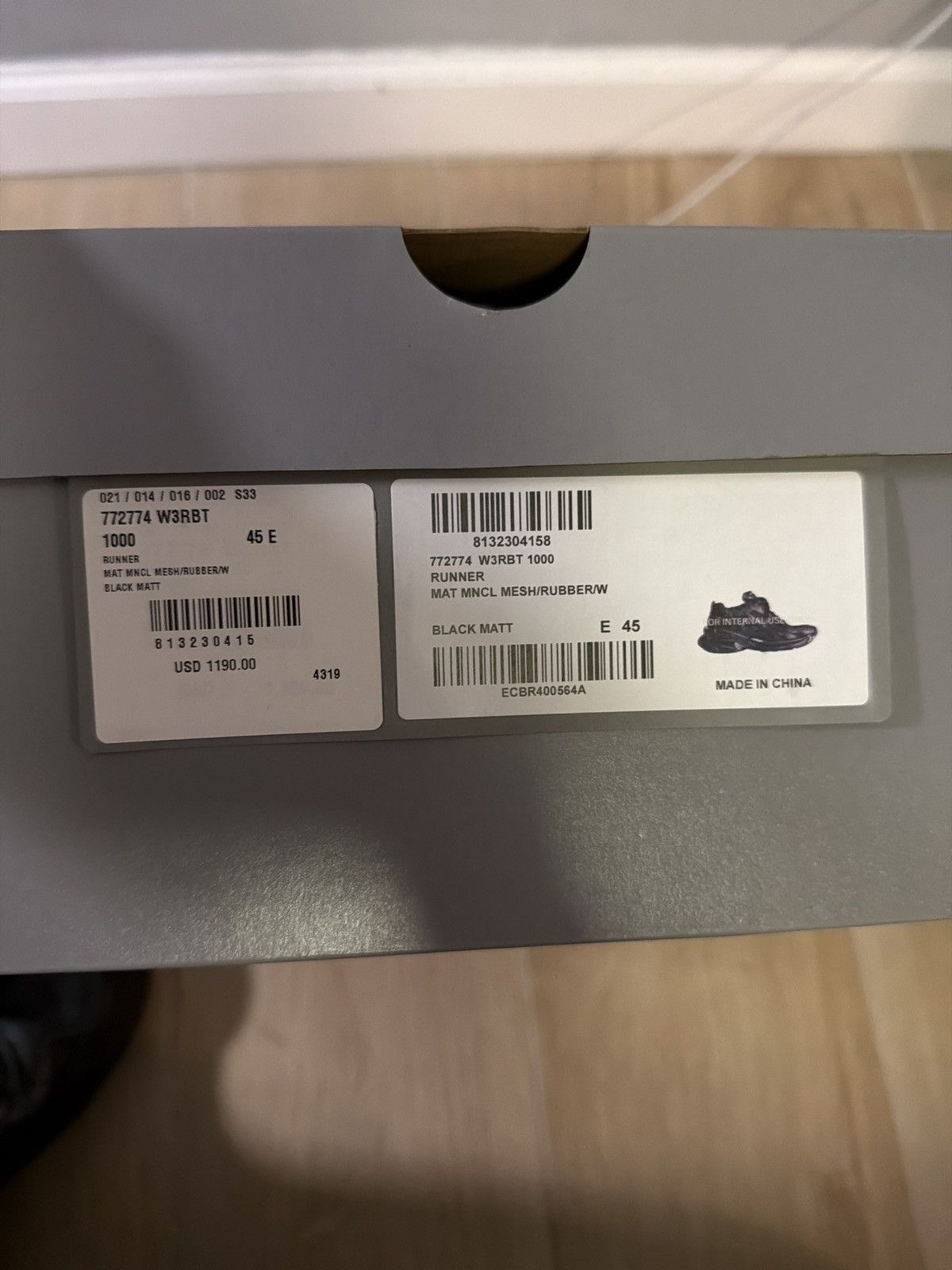 Balenciaga Black Balenciaga Runners Size US 12 / EU 45 - 7 Thumbnail