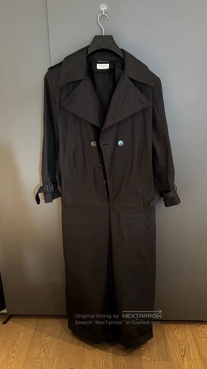 Saint Laurent Paris Saint Laurent Paris Unisex Trench Jumpsuit Size US S / EU 44-46 / 1 - 1 Thumbnail