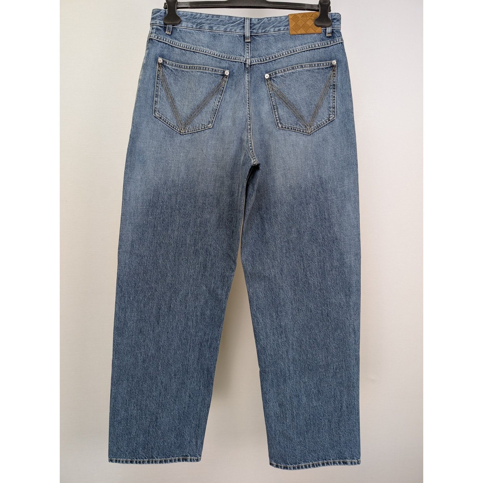 o1rshd1 Vintage Indigo Wide Leg Denim in Blue