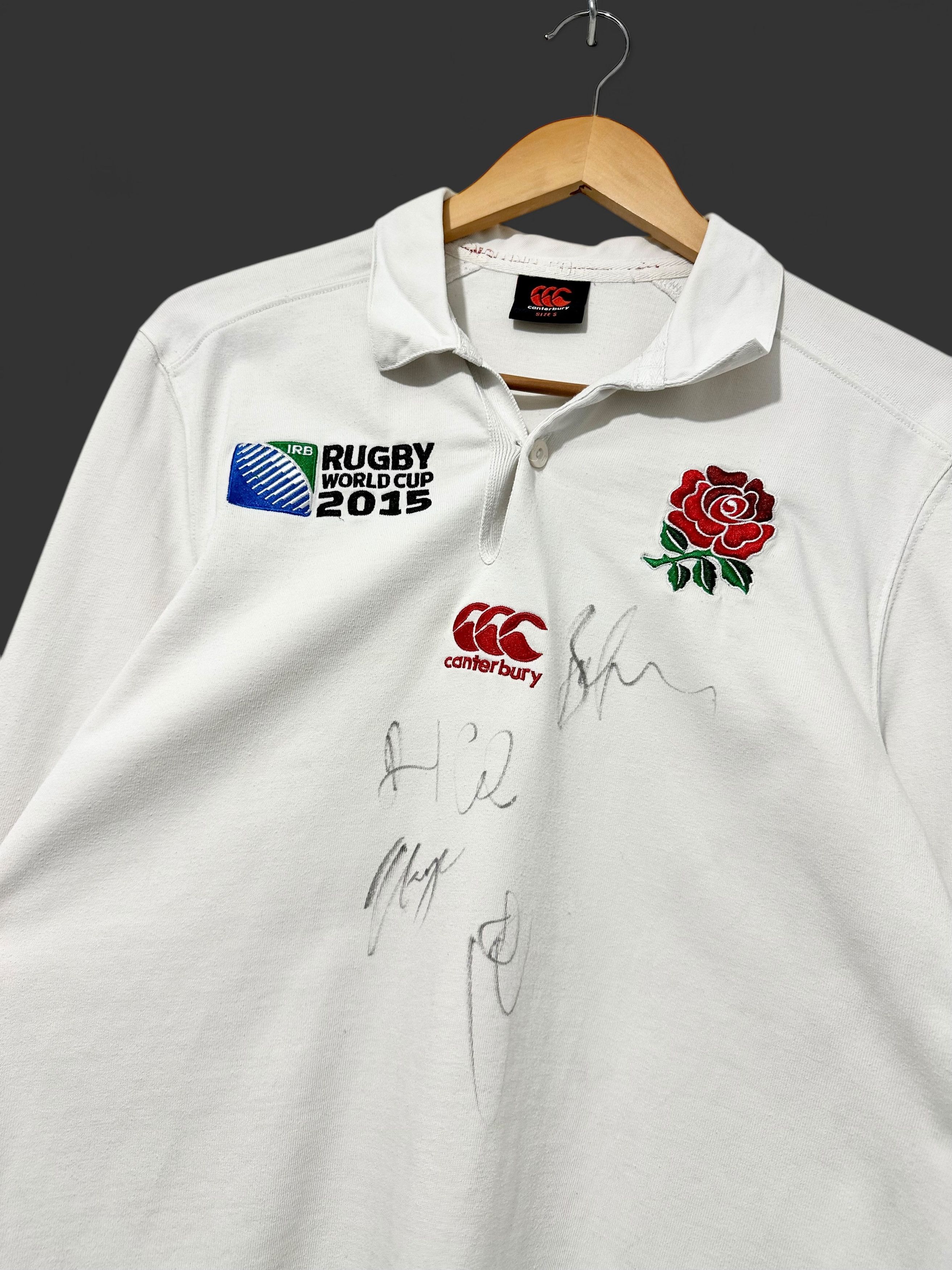 Canterbury Rugby World Cup 2015 Long Sleeve England Signed