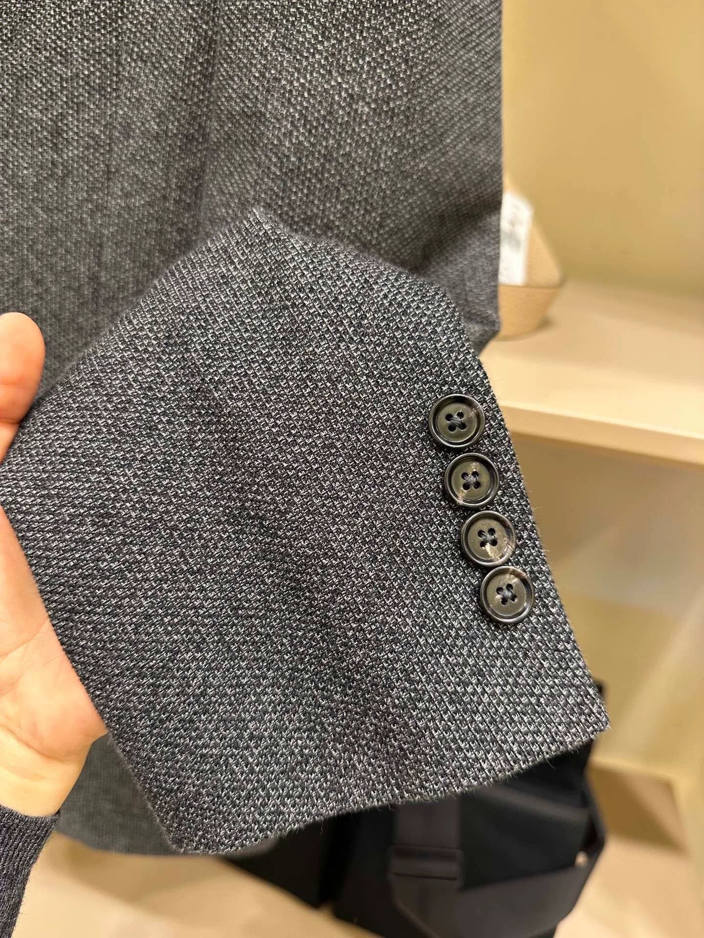 Ermenegildo Zegna Zegna Men's Gray Blazer Size US M / EU 48-50 / 2 - 4 Thumbnail