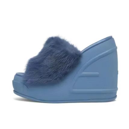 Fendi o1loc1c0824 Platform in Blue Size US 12 / IT 42 - 1 Thumbnail