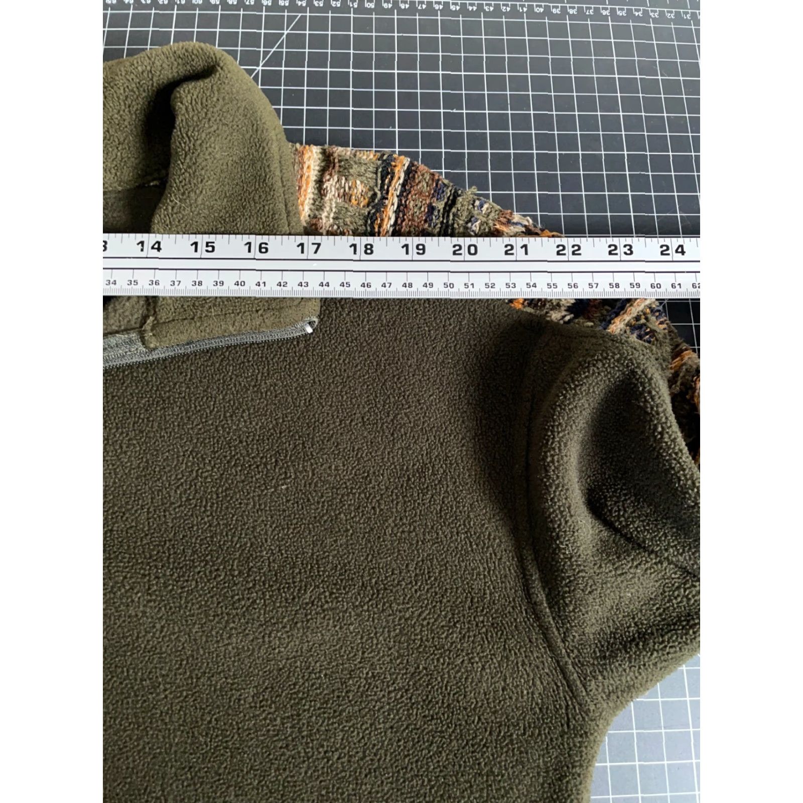 Vintage VINTAGE Rivers Edge Jacket 1/4 Zip Fleece Men’s Small Green Coogi Sweater Style Sleeve Panels Mens Jacket Size US S / EU 44-46 / 1 - 7 Thumbnail