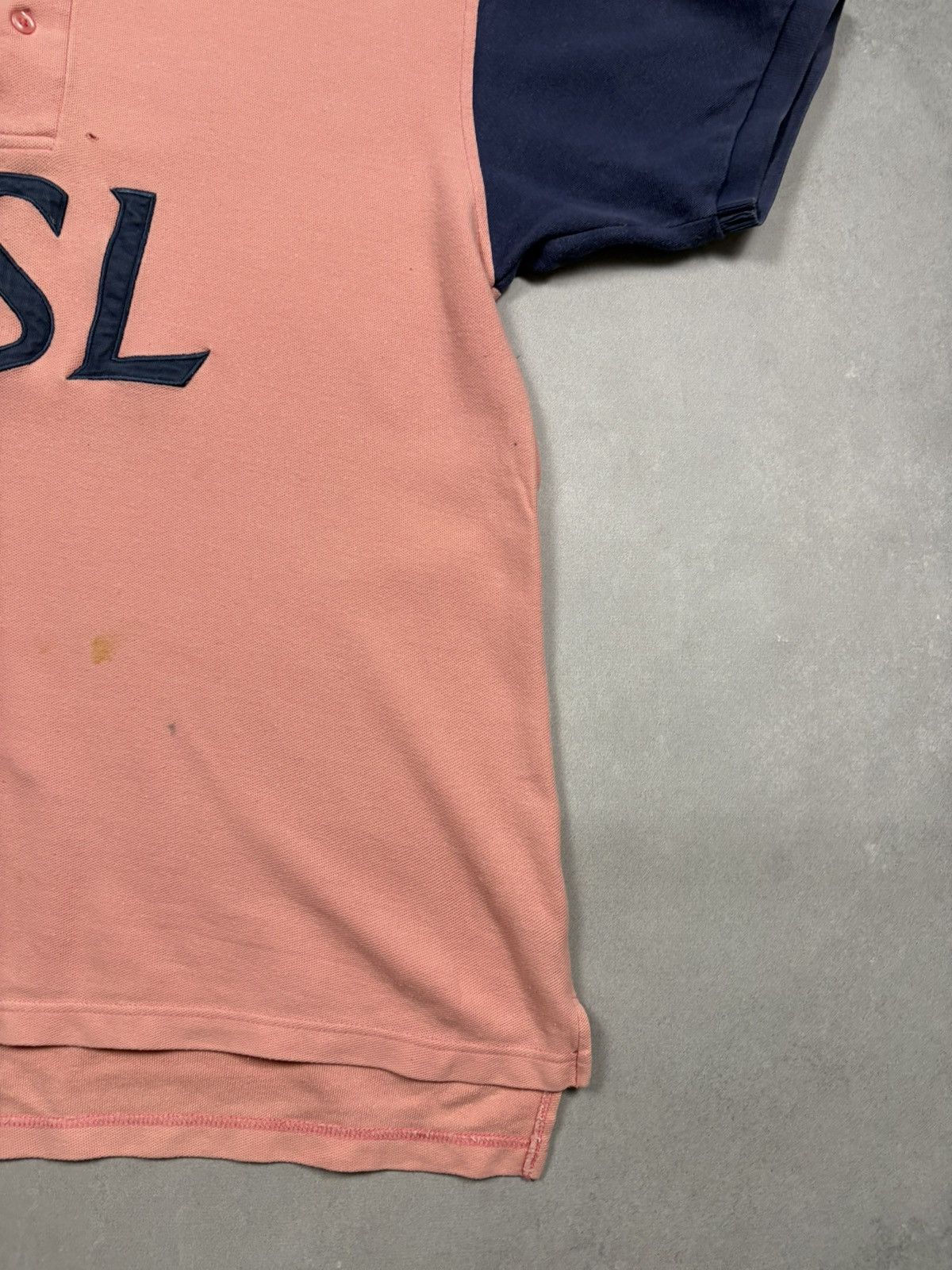 Yves Saint Laurent Vintage Yves Saint Laurent YSL Logo Polo Shirt XL 90s Homme Size US XL / EU 56 / 4 - 4 Thumbnail