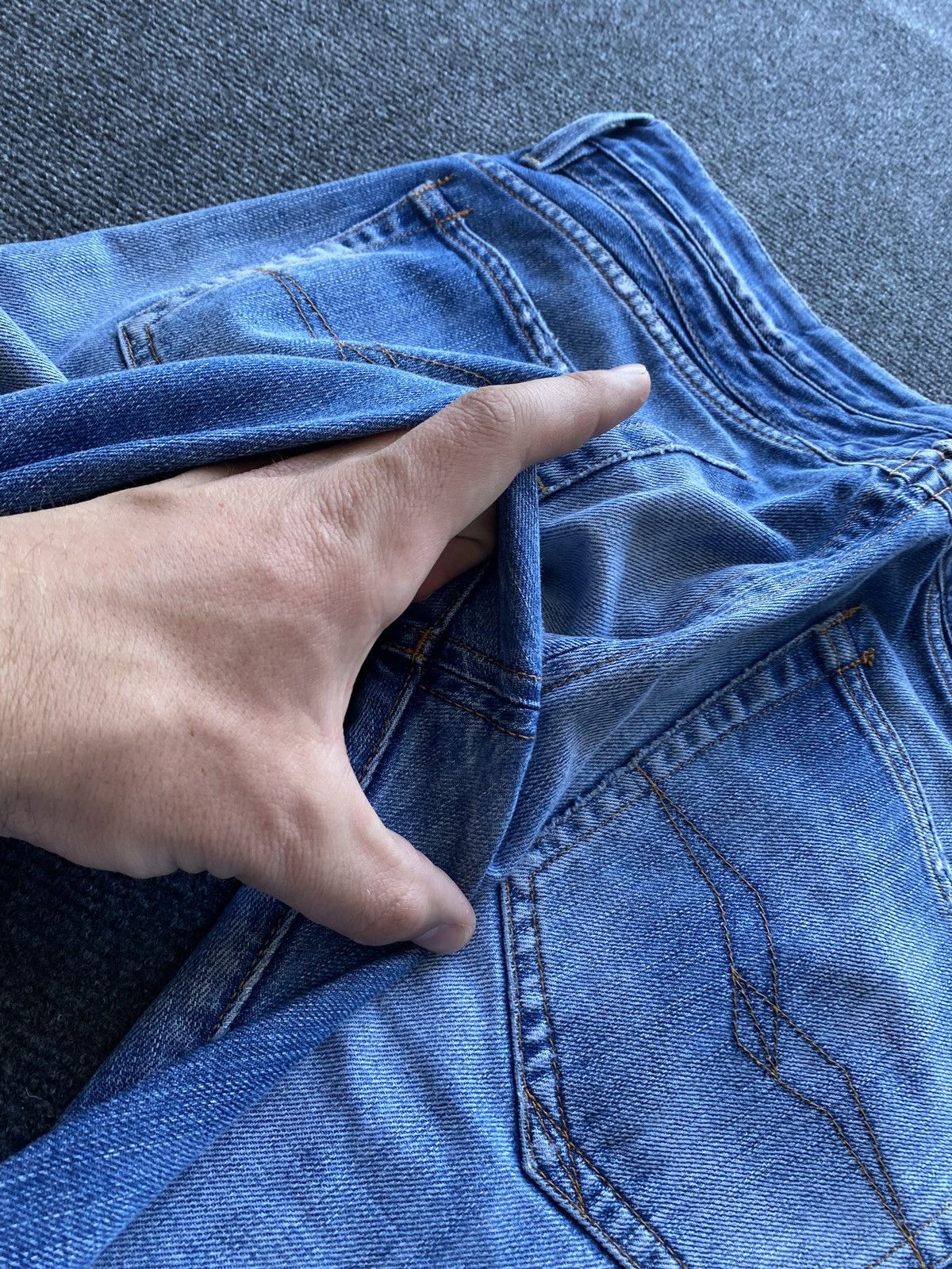 Replay 🔥Opium Punk Replay blue jeans 32 marnel washed faded Size US 32 / EU 48 - 16 Thumbnail