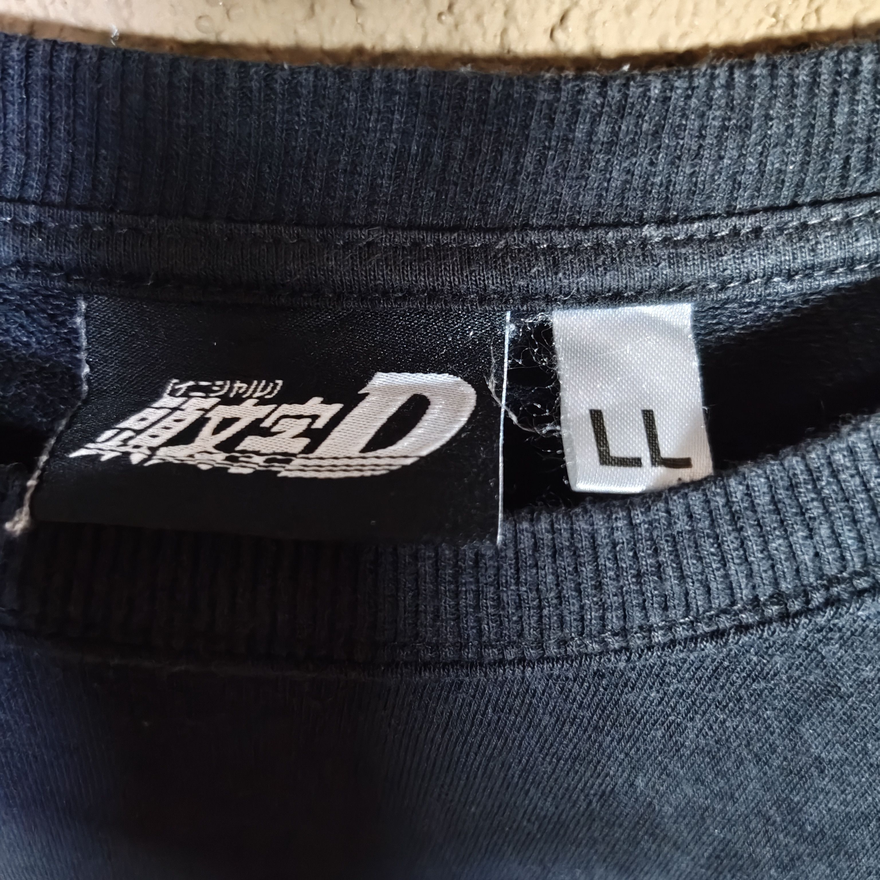 Anime Vintage Y2K INITIAL D Backhit Spellout Light Sweatshirt Size US M / EU 48-50 / 2 - 4 Thumbnail