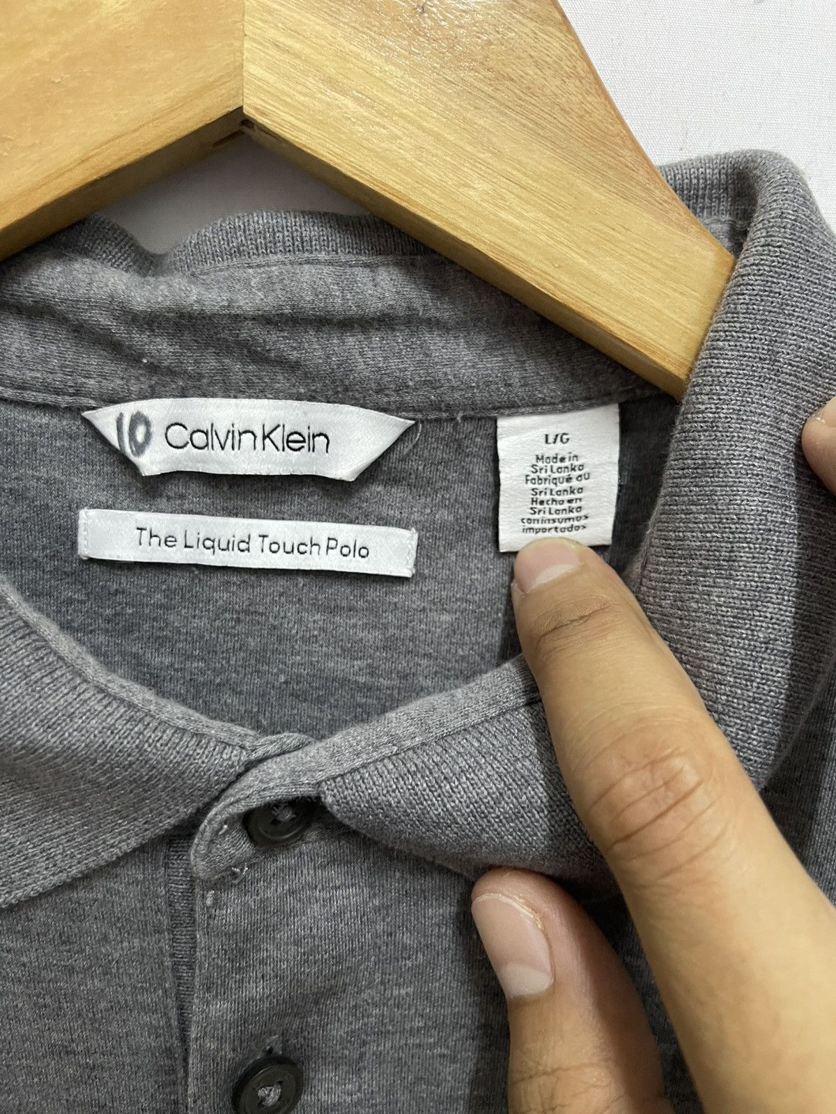 Calvin Klein Calvin Klein Polo shirt Grey Size US L / EU 52-54 / 3 - 5 Thumbnail