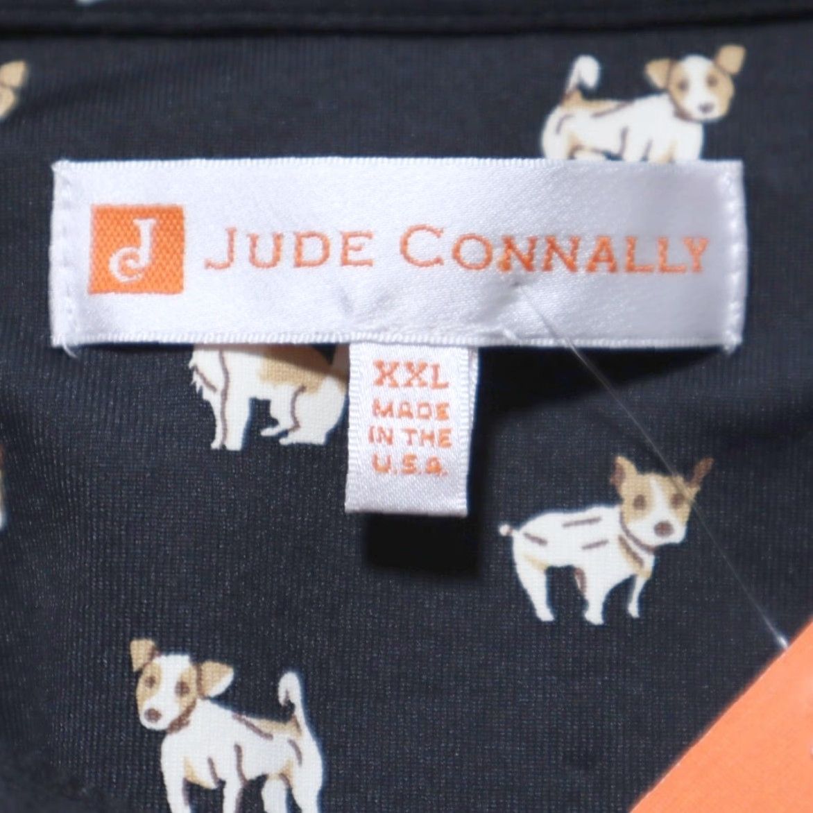 Vintage Jude Connally Jack Russell Terrier Hadley Stretch All Over Print Long Sleeve Shirt Black Women's XXL Size XXL / US 16-18 / IT 52-54 - 5 Thumbnail